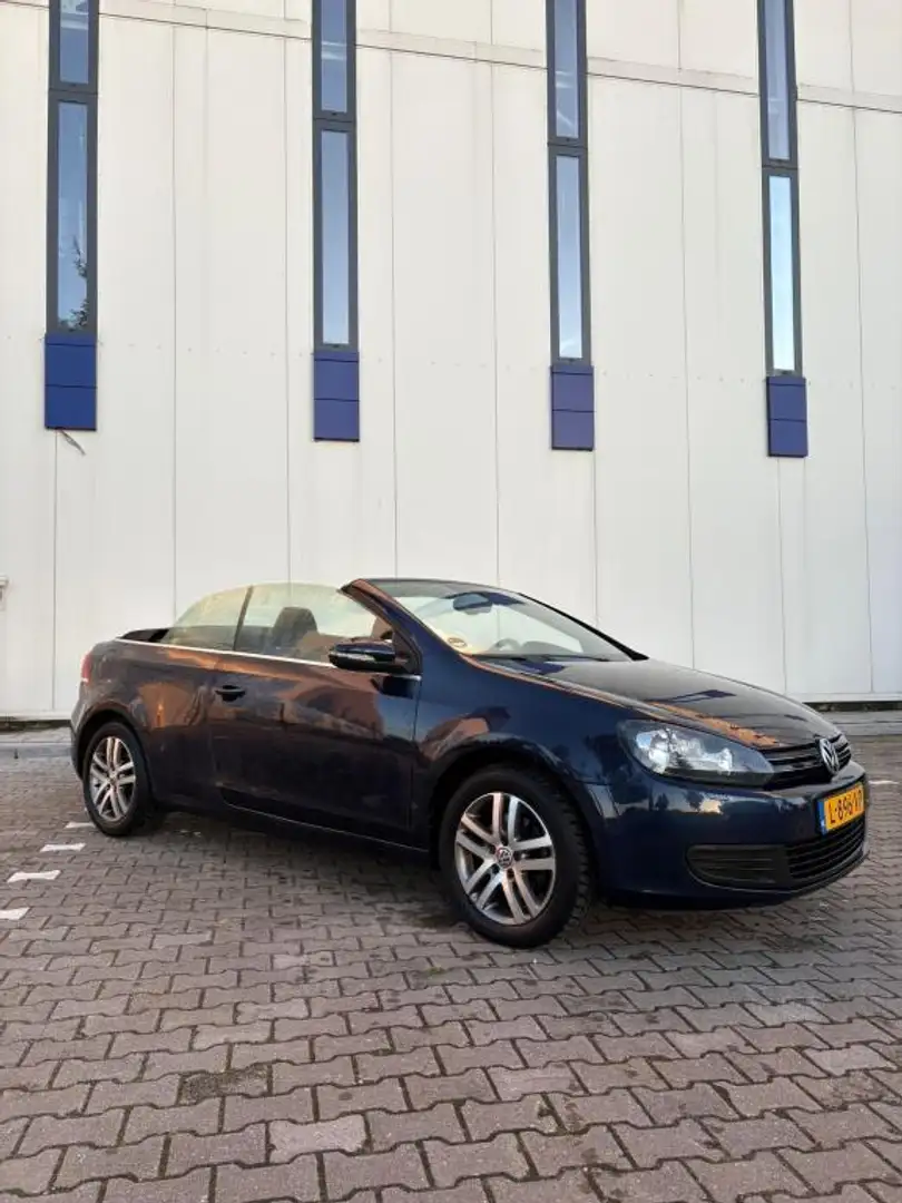 Volkswagen Golf Cabriolet 1.2 TSI BlueMotion cabrio stoelverwarming 2013 142 Blauw - 1
