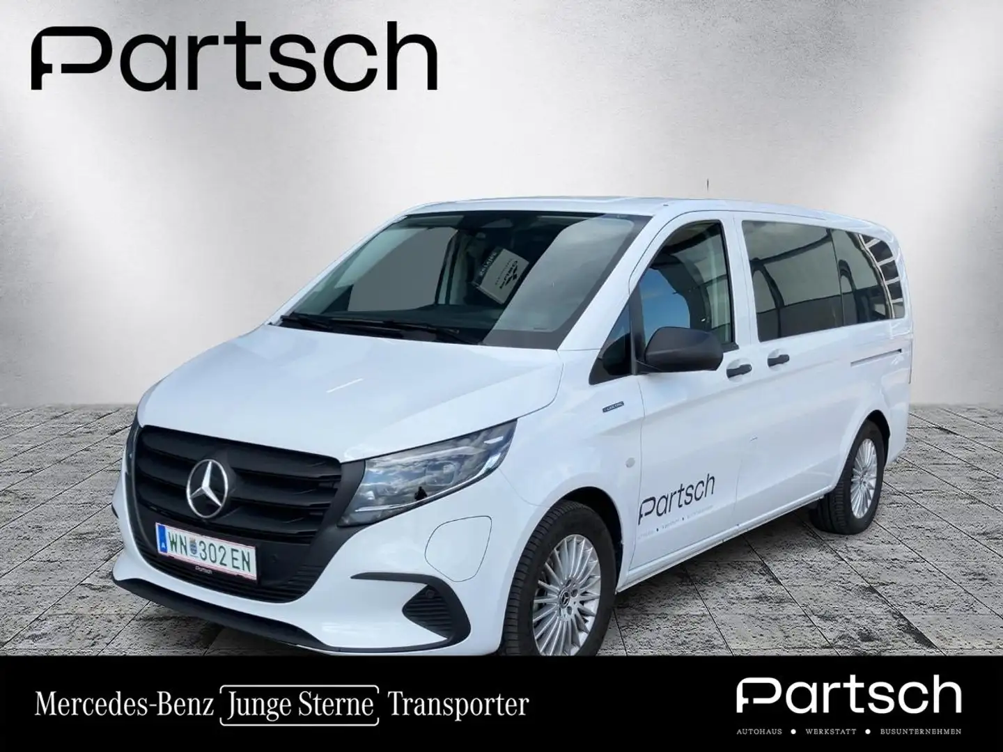 Mercedes-Benz eVito e 129 Tourer PRO Lang 90KWh 8-Sitzer Weiß - 1