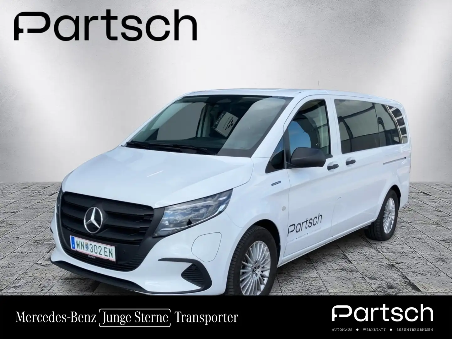 Mercedes-Benz eVito e 129 Tourer PRO Lang 90KWh 8-Sitzer Weiß - 1