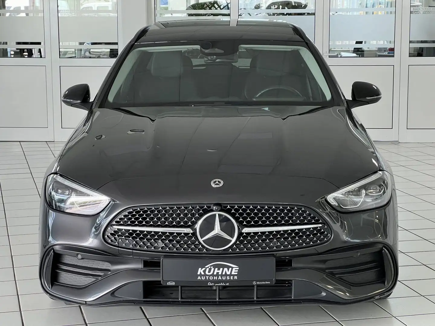 Mercedes-Benz C 220 T d AMG Night+Panorama+AHK+AssistenzPaket Gris - 2