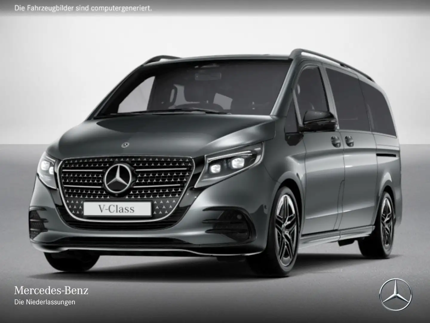 Mercedes-Benz V 300 d AVANTGARDE+AMG+9G+AHK+Klimaautom.+Navi+DIS Grau - 2