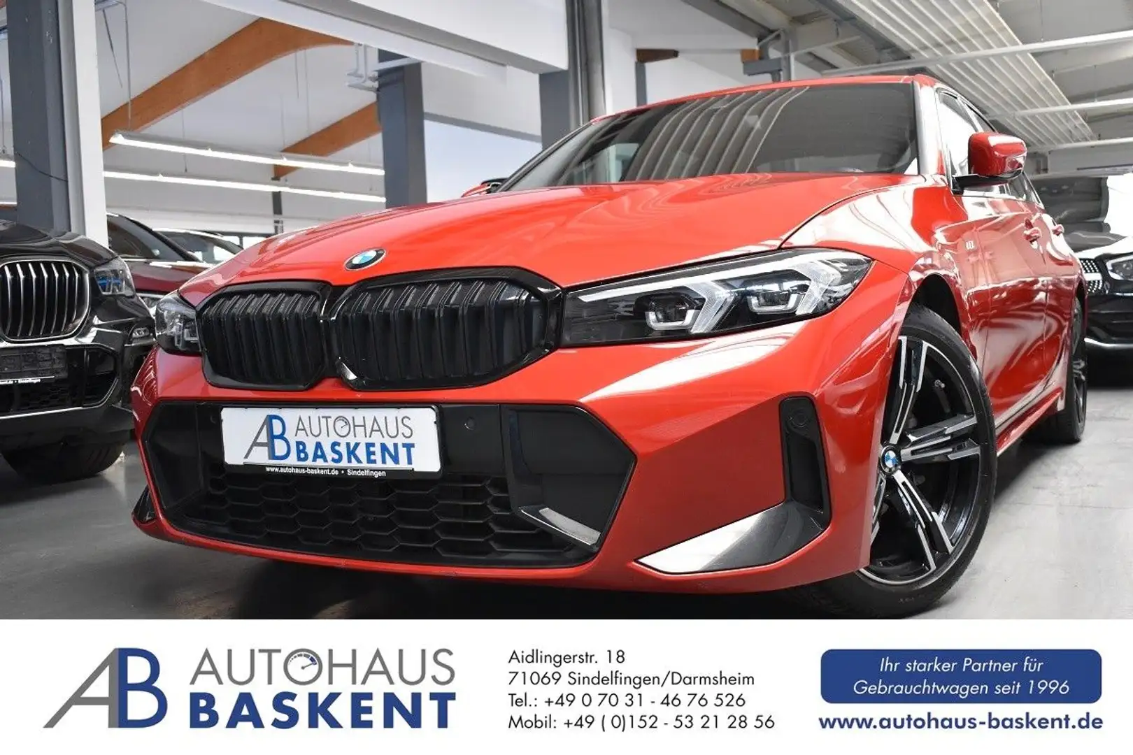 BMW 318 i M SPORT*LIVE COCKPIT*KAMERA*LED*NAVI*AHK Červená - 1
