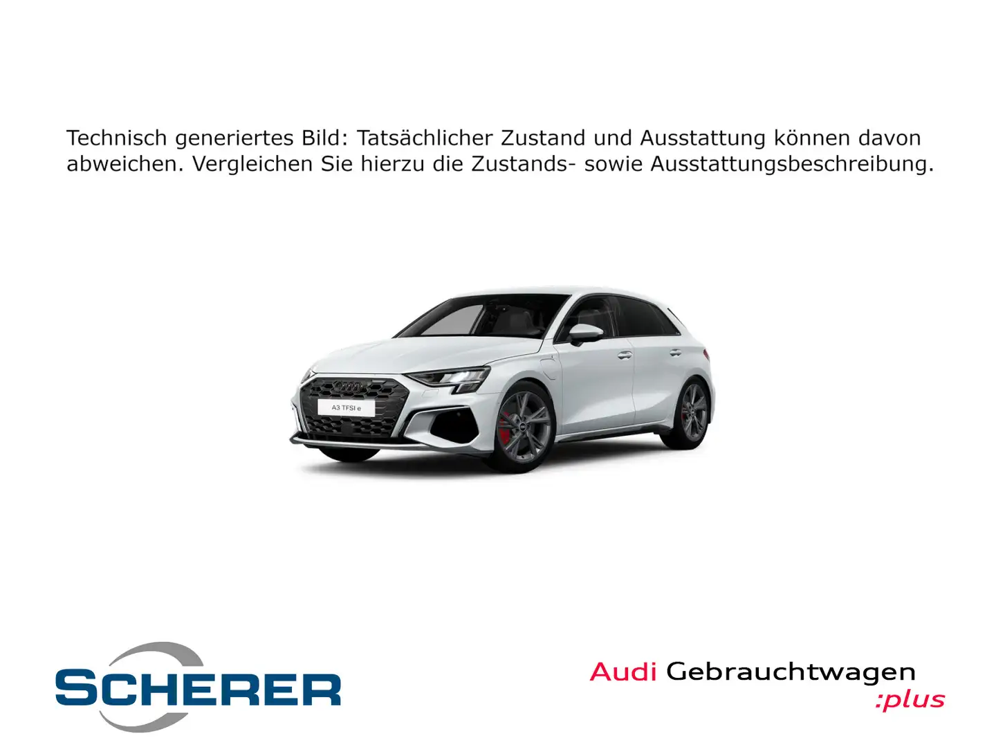 Audi A3 S line 45 TFSIe NAVI RFK ACC EPH+ S Weiß - 1