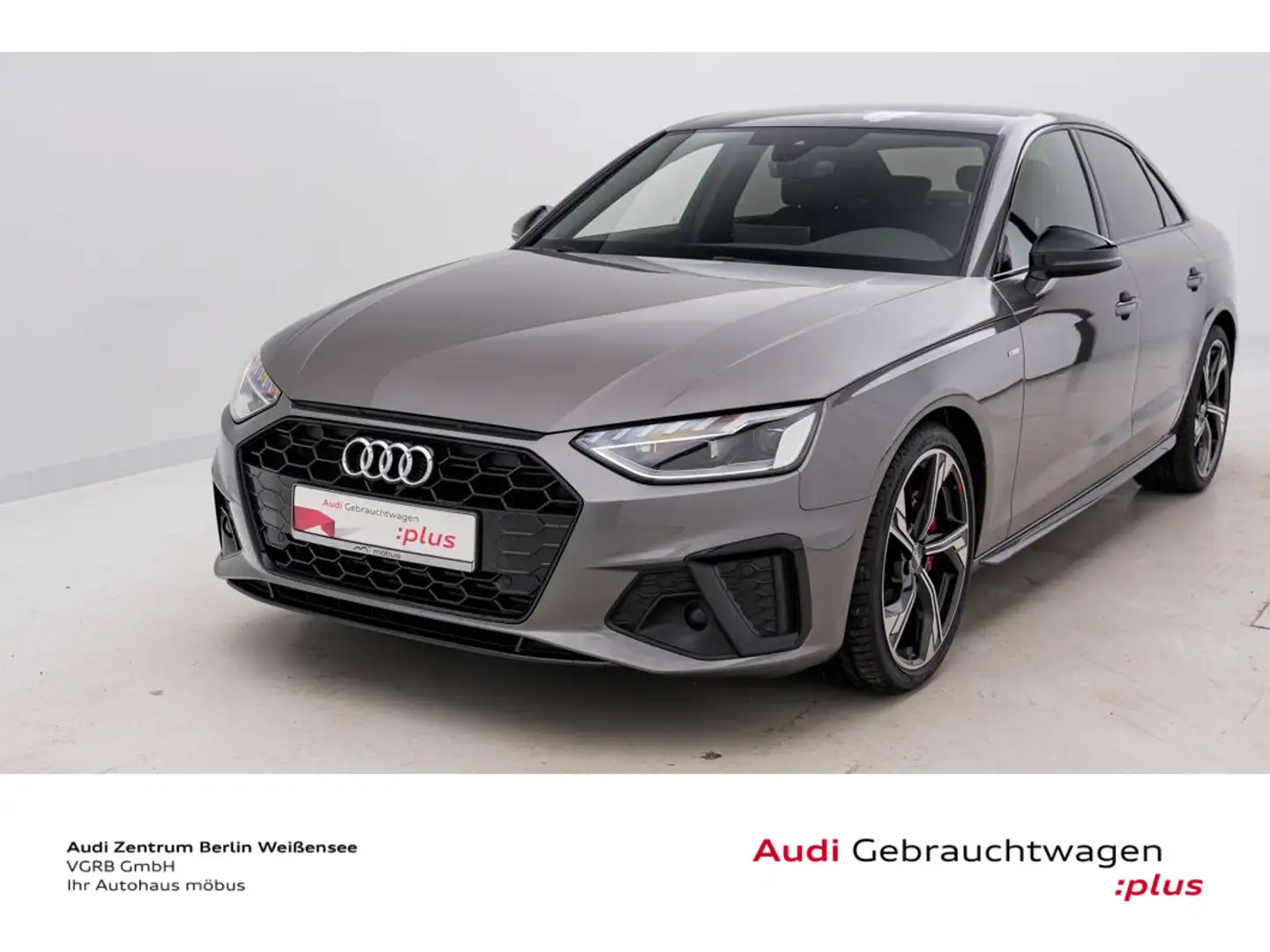 Audi A4 40 TFSI S-TRO*S-LINE*AHK*NAV*RFK*** Gris - 2