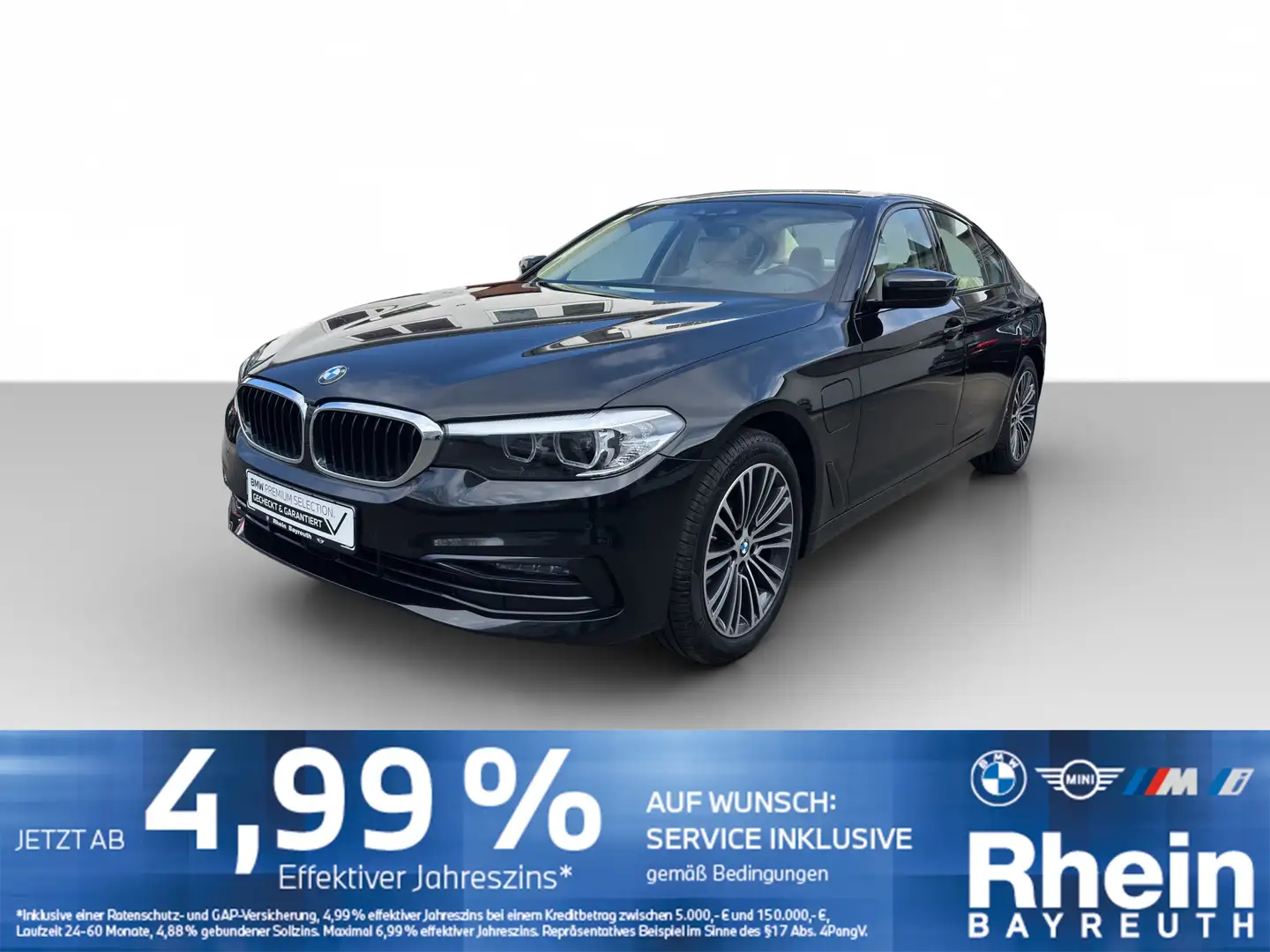 BMW 530 e Limousine Sport Line Navi LED ACC Alarm Navi LED Noir - 1