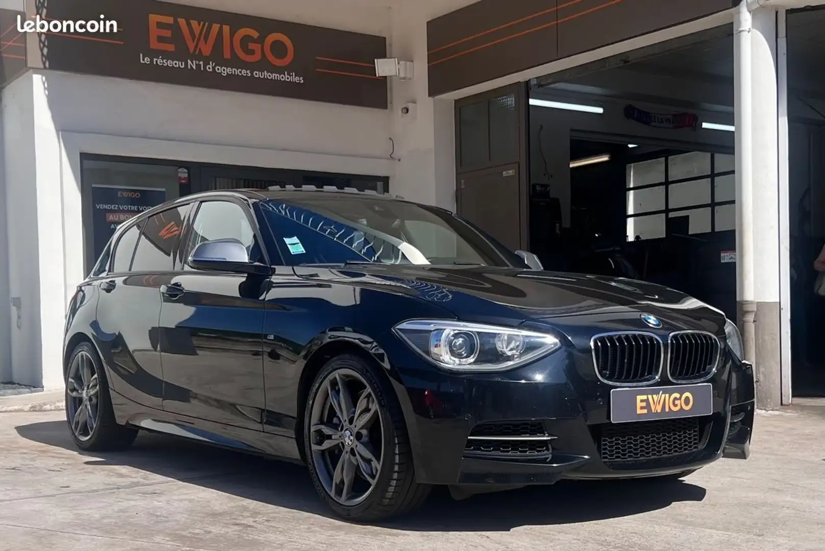 BMW 320 serie (f20) m135i 320 bva8 5p %2B toit ouvrant sièges av chauffants caméra Noir - 1