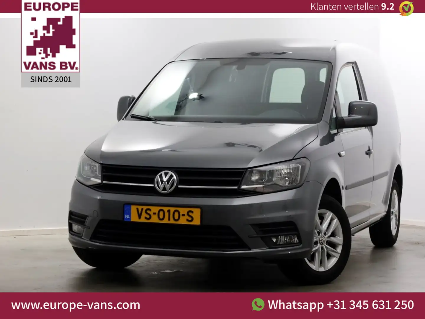 Volkswagen Caddy 2.0 TDI 102pk E6 L1H1 DSG-Automaat Highline Airco/ Grijs - 1