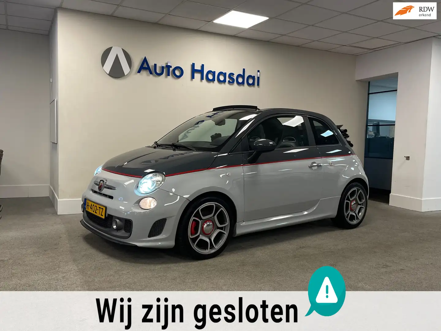 Fiat 500C Abarth 1.4-16V Abarth|CABRIO|XENON|AUTOMAAT|140PK Gri - 1