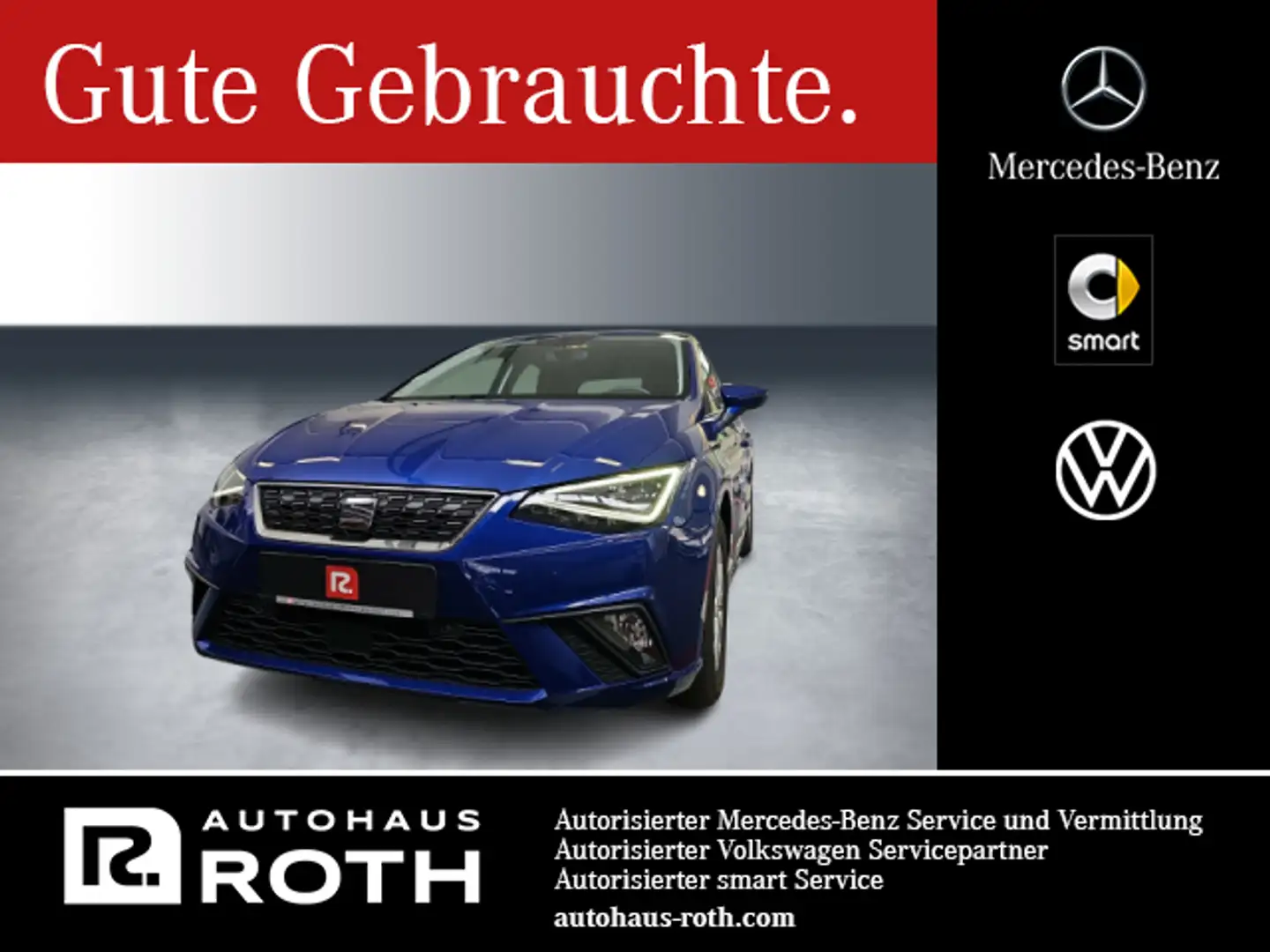 SEAT Ibiza Ibiza 1.0 MPI Style Navi/Klima/LED/ AHK Azul - 1