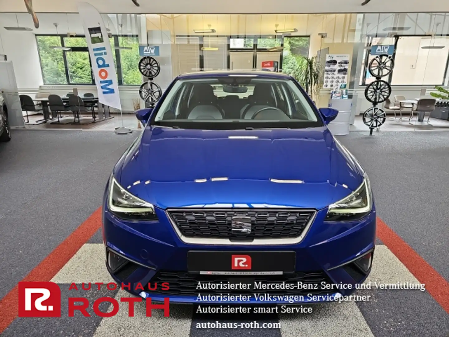 SEAT Ibiza Ibiza 1.0 MPI Style Navi/Klima/LED/ AHK Blau - 2
