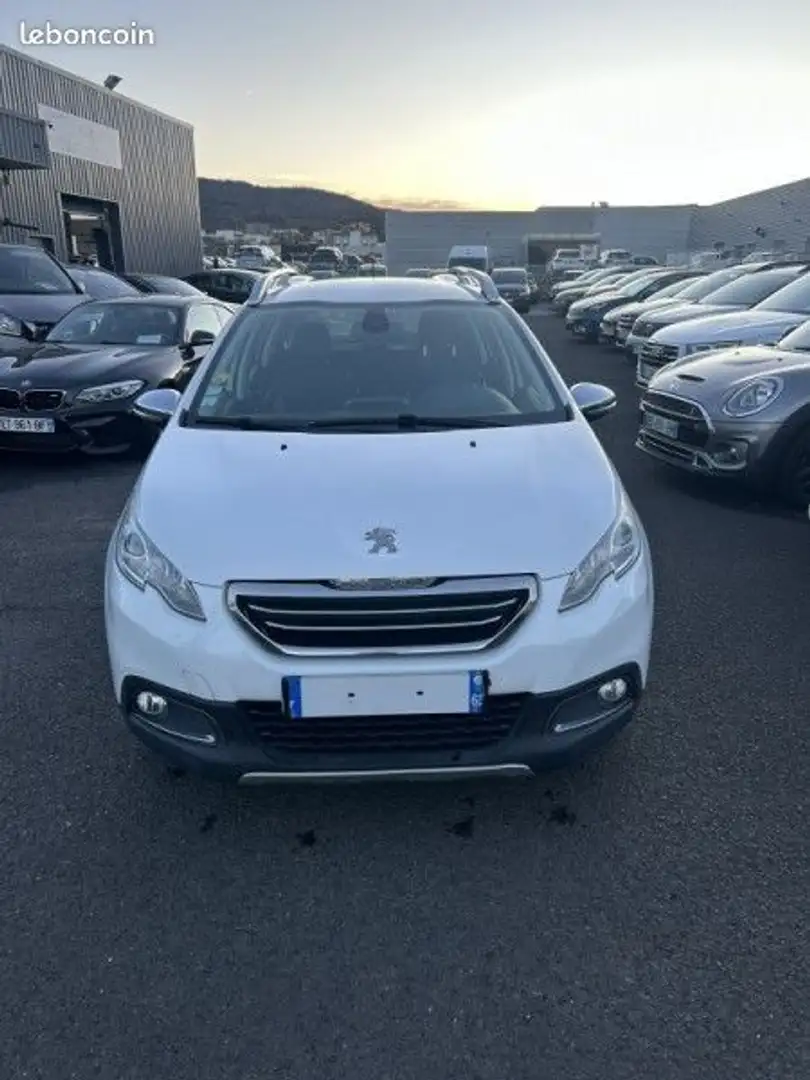 Peugeot 2008 1.6 E-HDI92 FAP ALLURE Blanc - 2