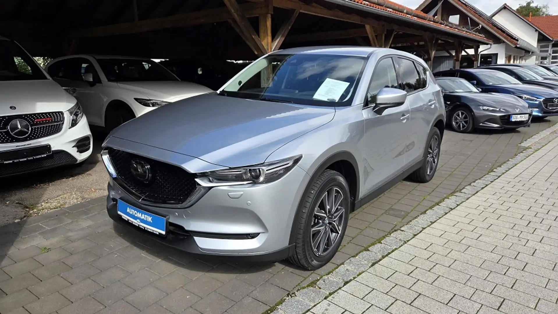 Mazda CX-5 als Sports-Line mit Technik Paket srebrna - 1