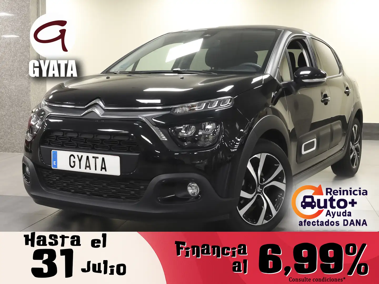 Citroen C3 1.2 PureTech S&S Max 83 Zwart - 1