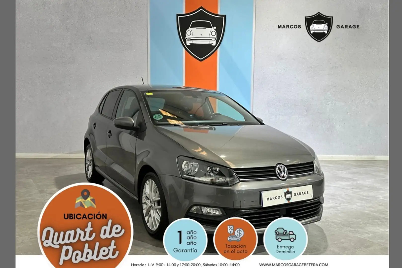 Volkswagen Polo 1.4 TDI BMT Advance 55kW Gris - 1