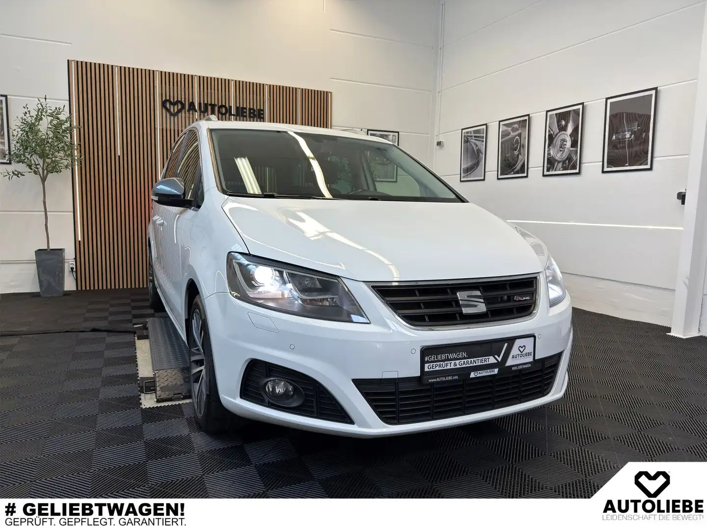 SEAT Alhambra 2.0 TDI FR-Line DSG*AHK*PANO*BI-XENON Bianco - 1