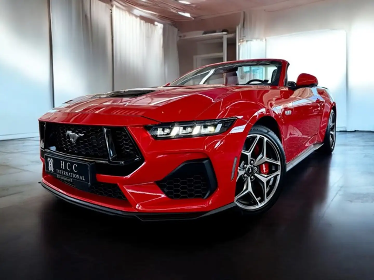 Ford Mustang 5.0 GT V8 Cabrio 6g. Garantie 4J/100TKM Rood - 1