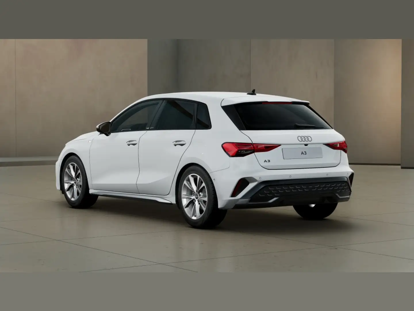 Audi A3 Sportback 30 TFSI S line Weiß - 2