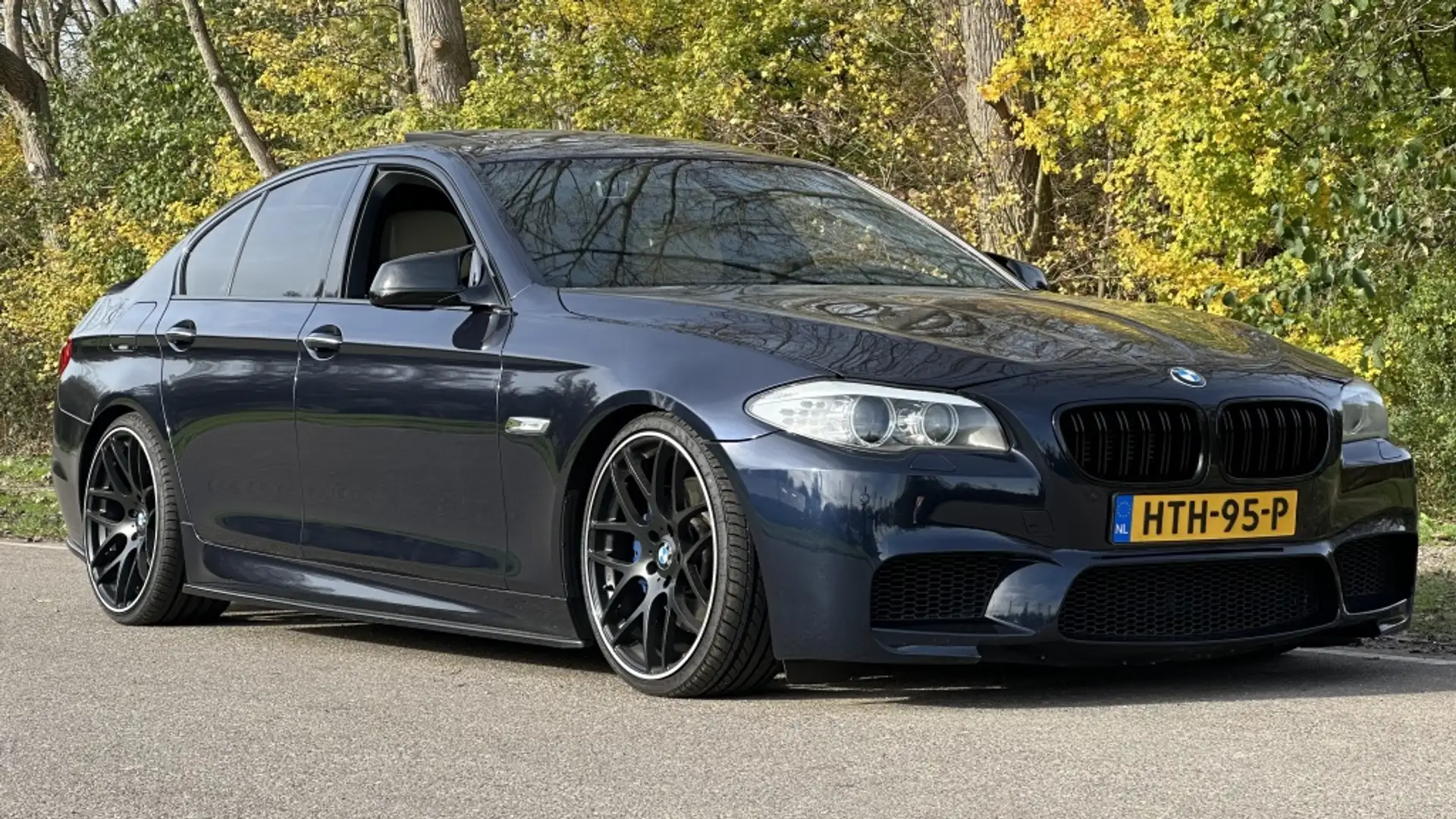 BMW 550 5-serie 550i High Executive - M5 look! Blauw - 2