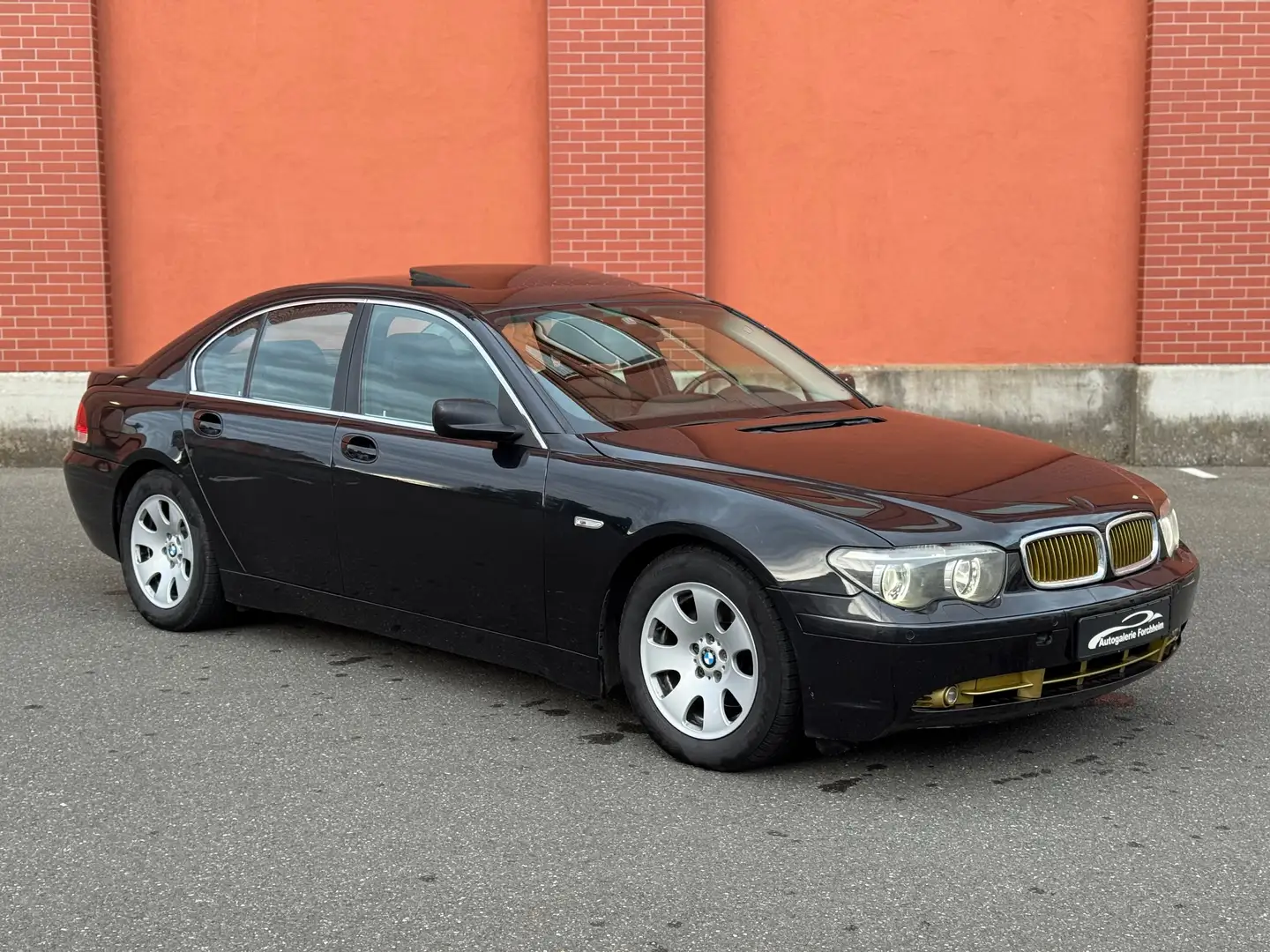BMW 735 735i V8! AHK! VOLL FAHRBEREIT! KEIN TÜV! Schwarz - 1