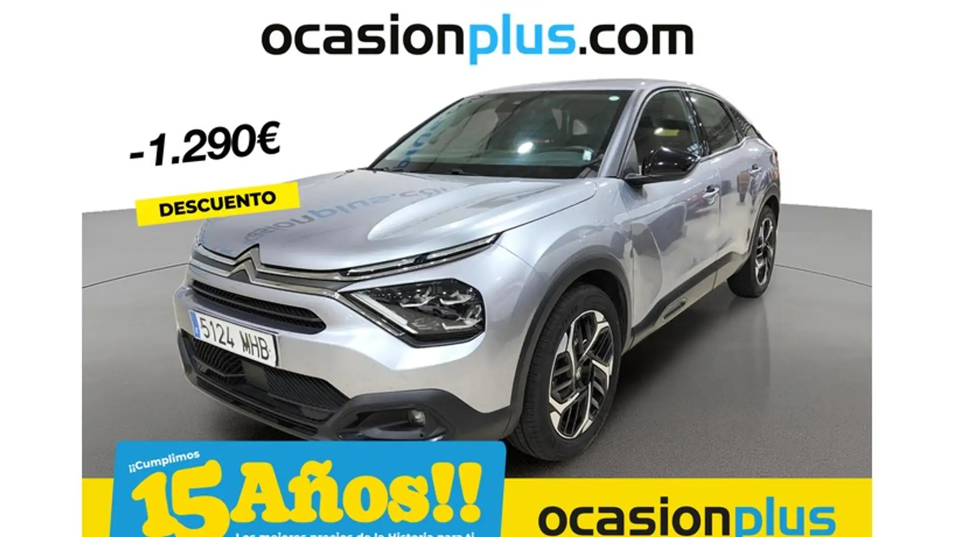 Citroen C4 1.2 PureTech Feel Pack S&S 130 Argent - 1