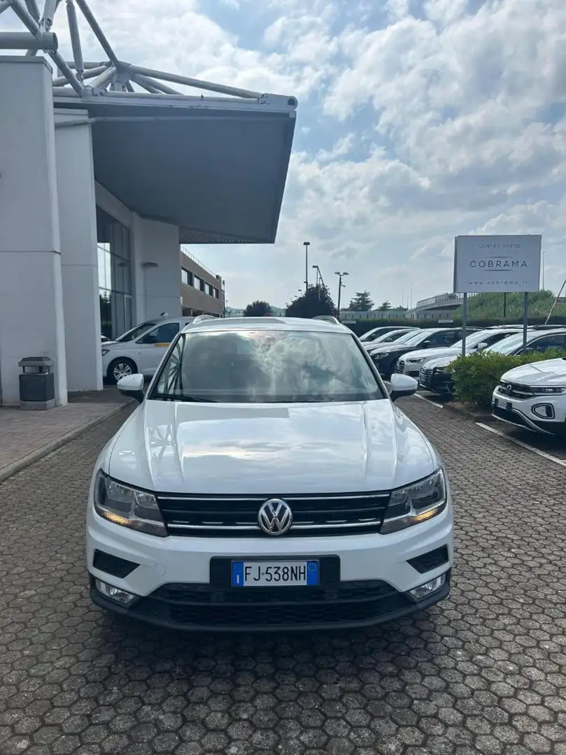 Volkswagen Tiguan 2.0 TDI SCR DSG Business 4 MOTION Blanc - 1
