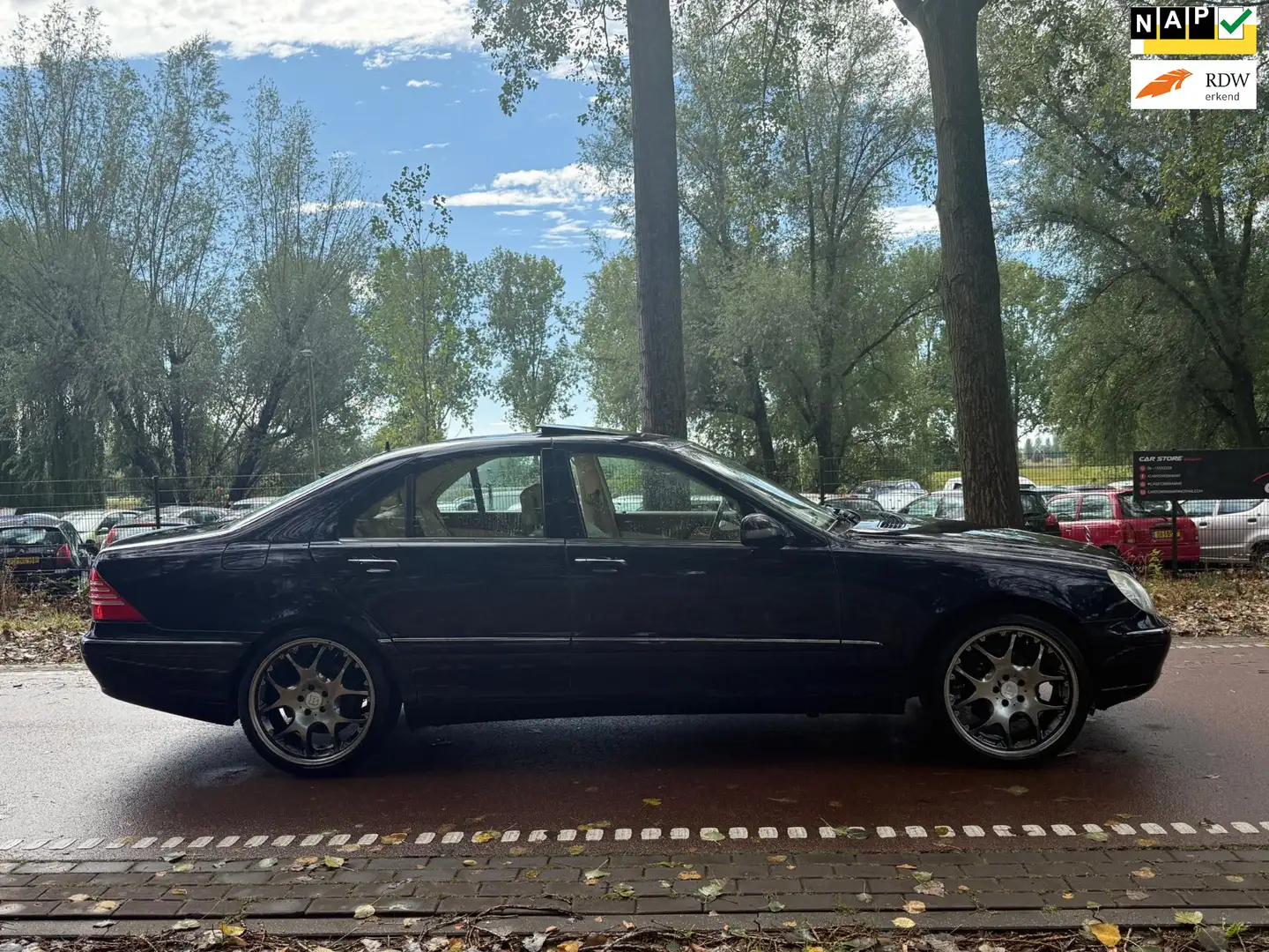Mercedes-Benz S 320 MEMORY!SCHUIFDAK!BRABUS19"! Blauw - 1