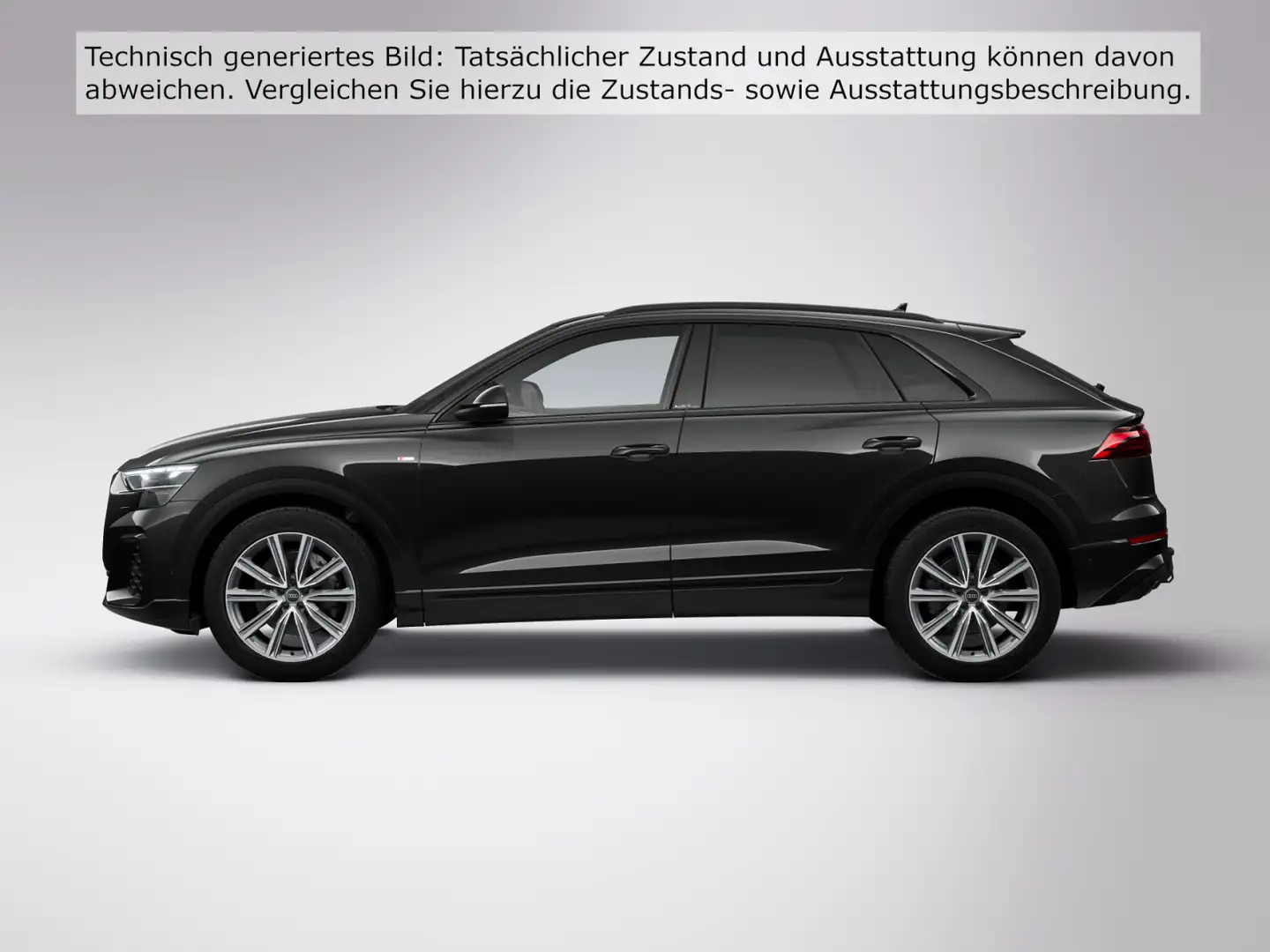 Audi Q8 55 TFSI quattro S-LINE*NAVI*MATRIX*HUD*LUFT*A Schwarz - 2
