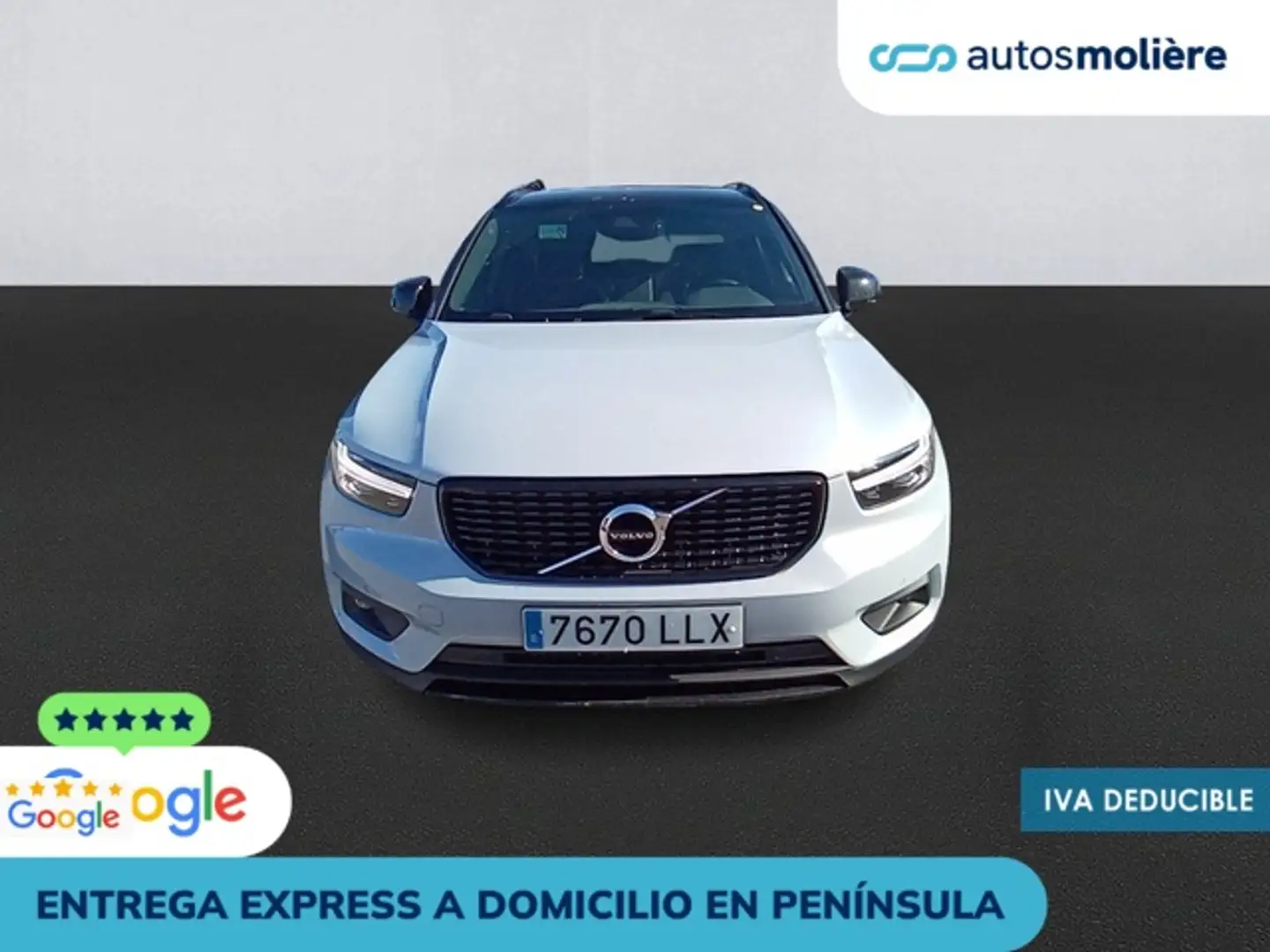 Volvo XC40 T3 R-Design Aut. Plateado - 2