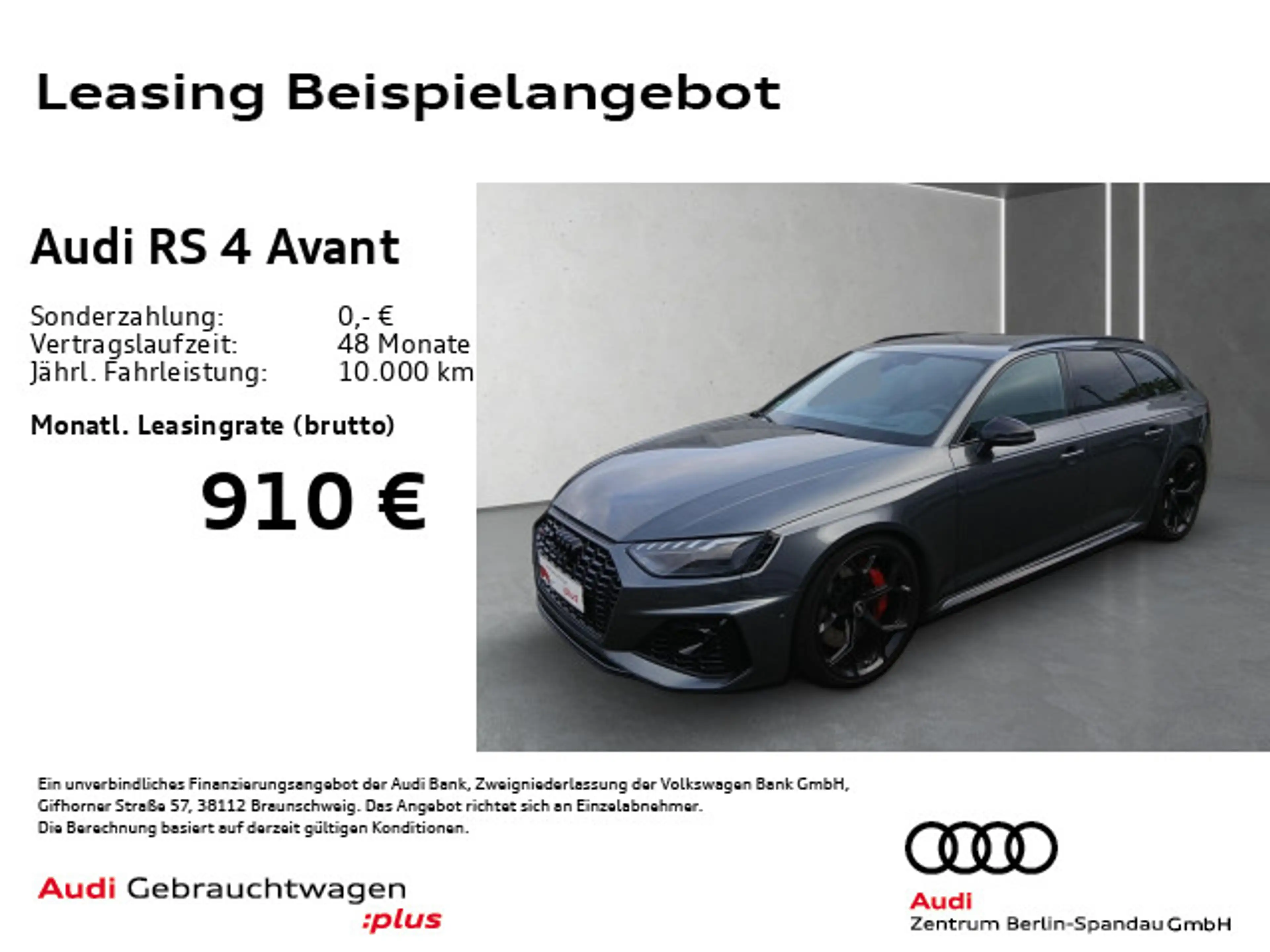 Audi RS4 RS4 Avant *PANO*MATRIX*RS-AGA+*HuD*B&O*AHK*360°* — photo 3