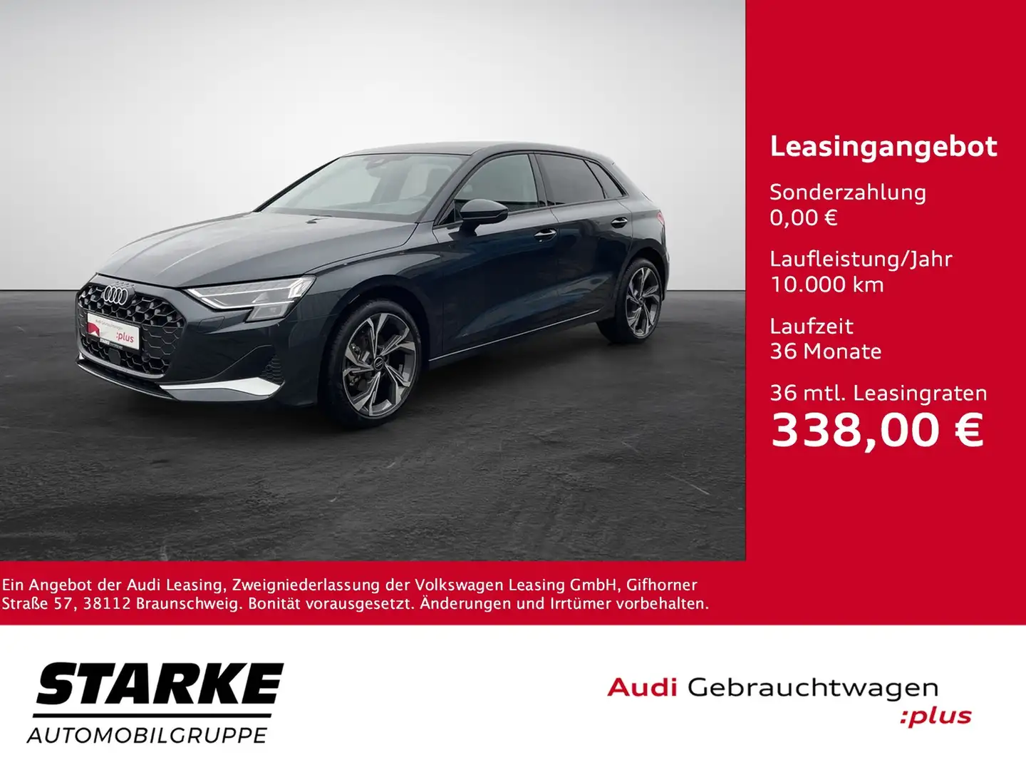 Audi A3 Sportback 30 TFSI S tronic advanced Grau - 1