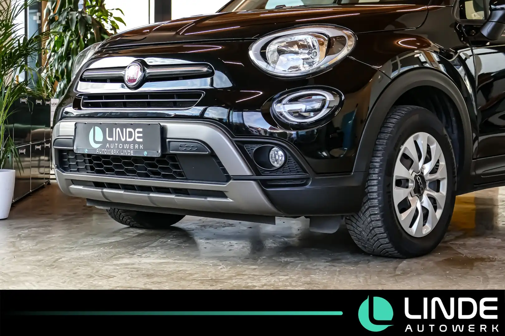 Fiat 500X Cross |U-CONNECT|SPURH.|TEILLEDER|PDC Schwarz - 2