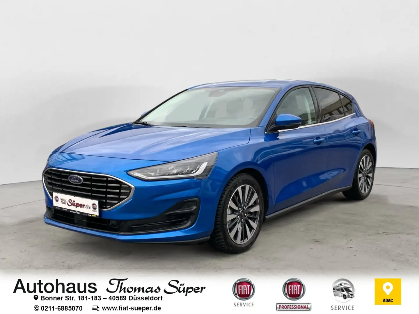 Ford Focus Titanium X Navigation Kamera Apple Android DAB LED Azul - 1