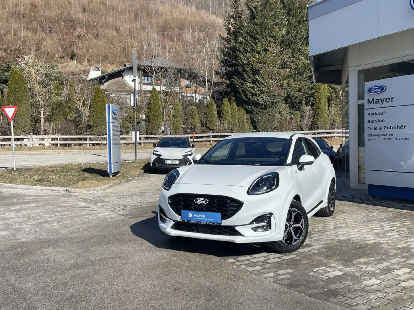 Ford Puma 1,0 EcoBoost Hybrid ST-Line Blanc - 1