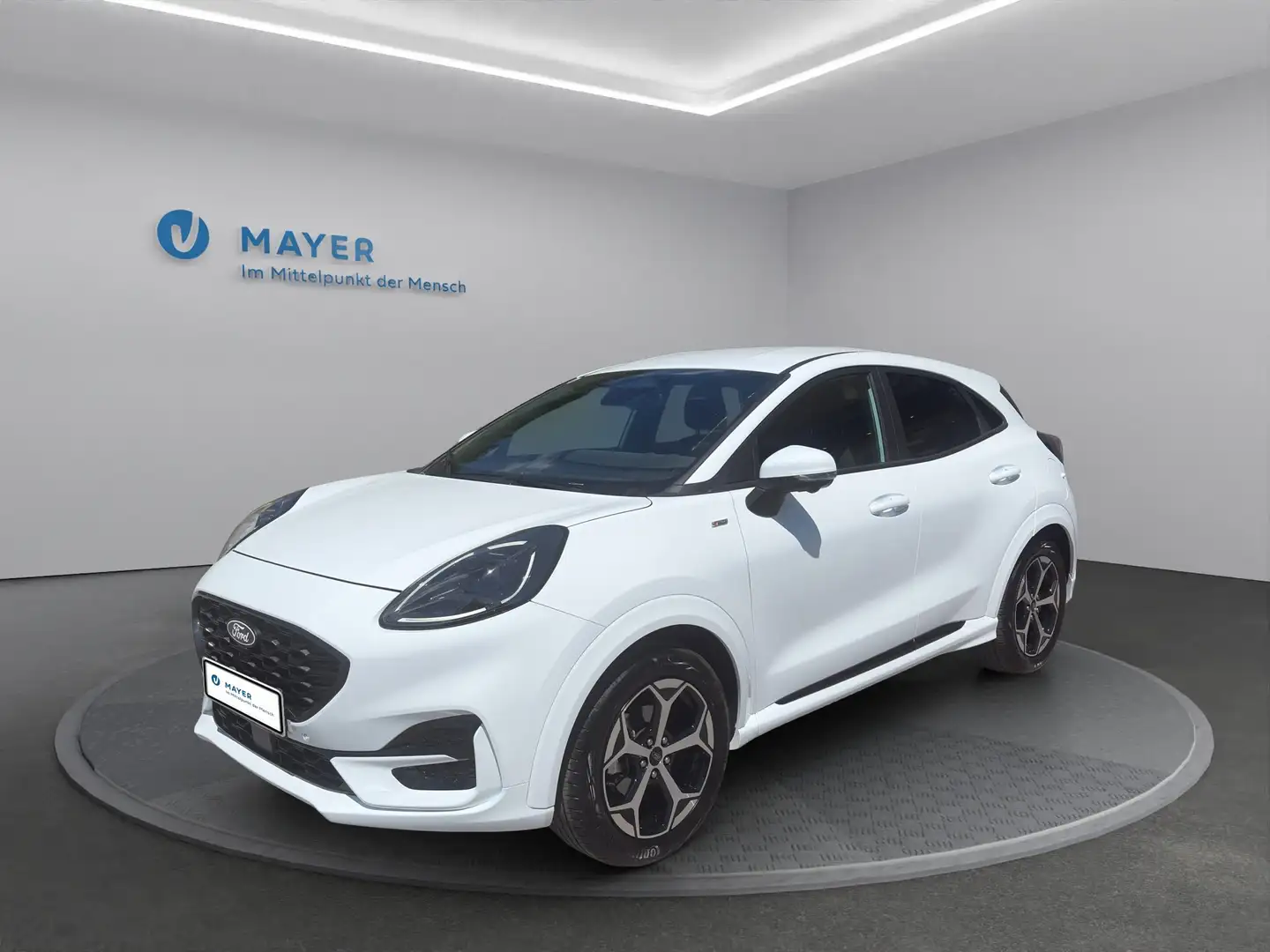 Ford Puma 1,0 EcoBoost Hybrid ST-Line Weiß - 1