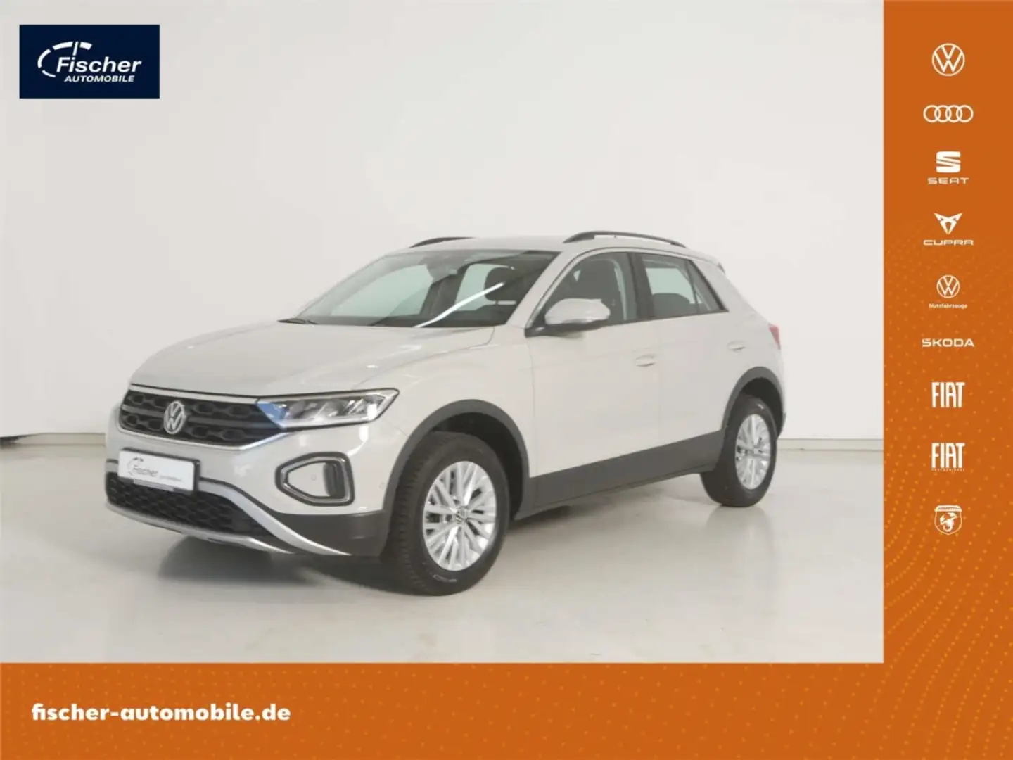 Volkswagen T-Roc 1.5 TSI Life DSG AHK/NAV/LED/Klima/SH/DAB+ Grau - 1