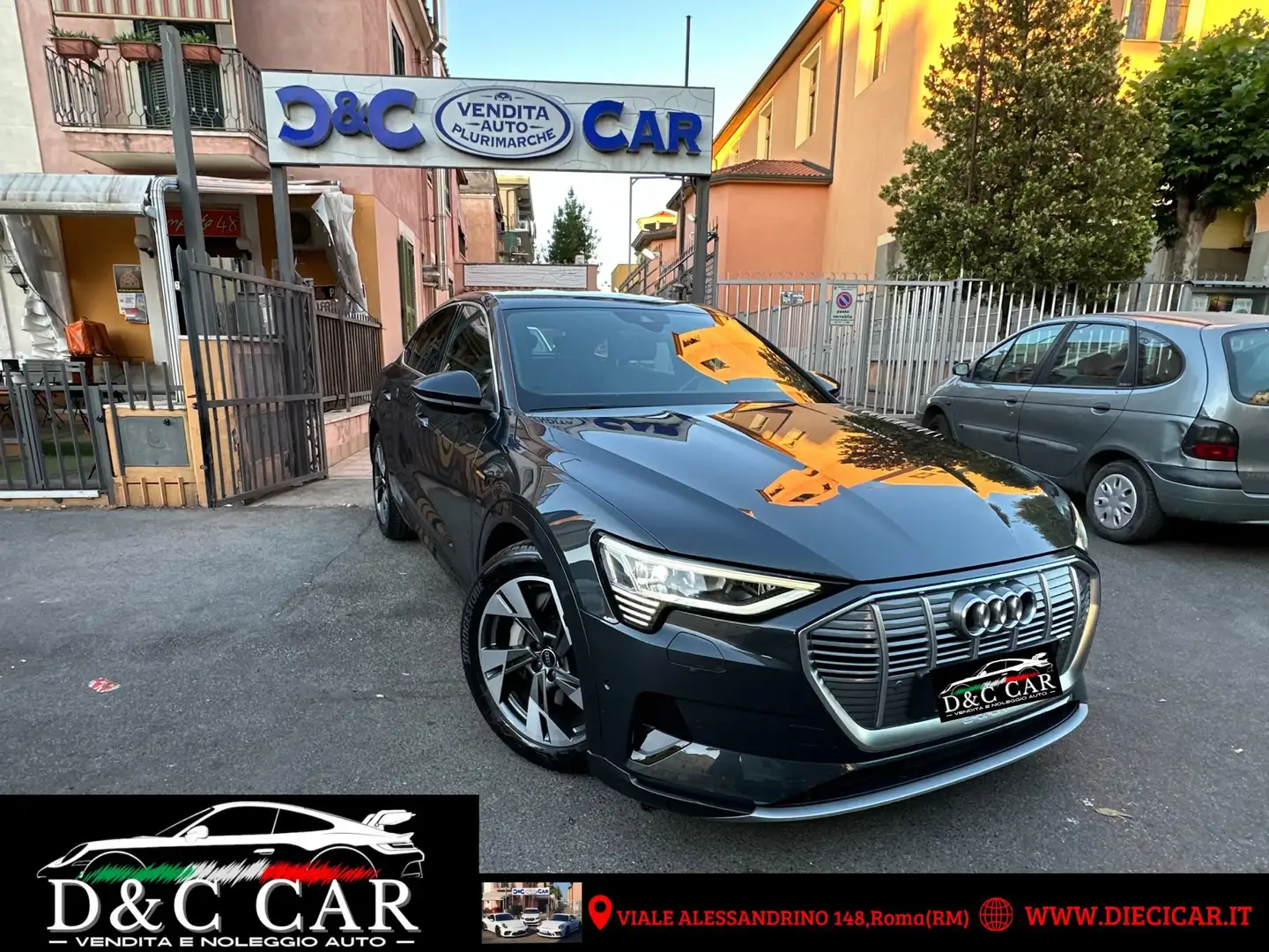 Audi e-tron 50 Sportback quattro AUTO UNIPRO NAVI PELLE FL Šedá - 1