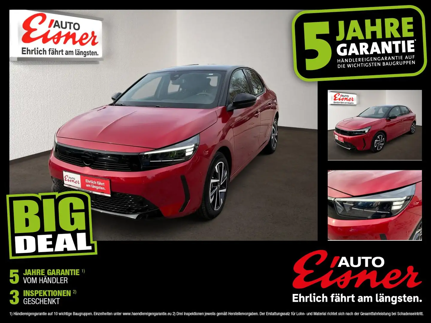 Opel Corsa 1.2 DJ TURBO GS AUT Rot - 1