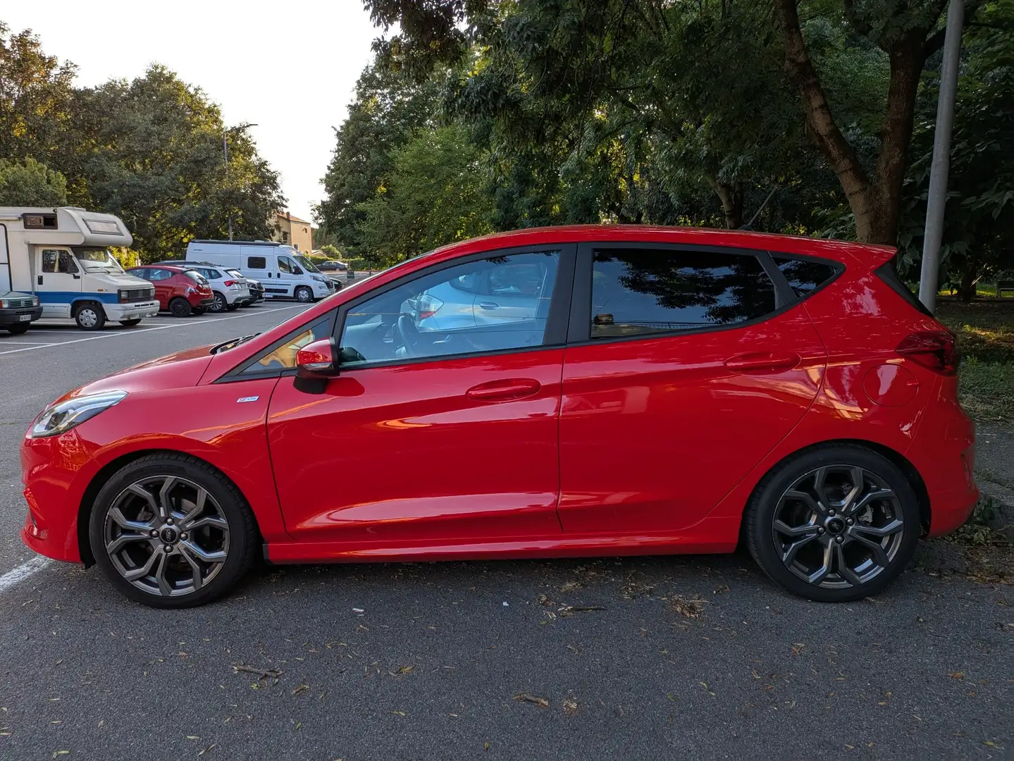 Ford Fiesta 5p 1.0 ecoboost ST-Line s&s 100cv my18 Rosso - 1