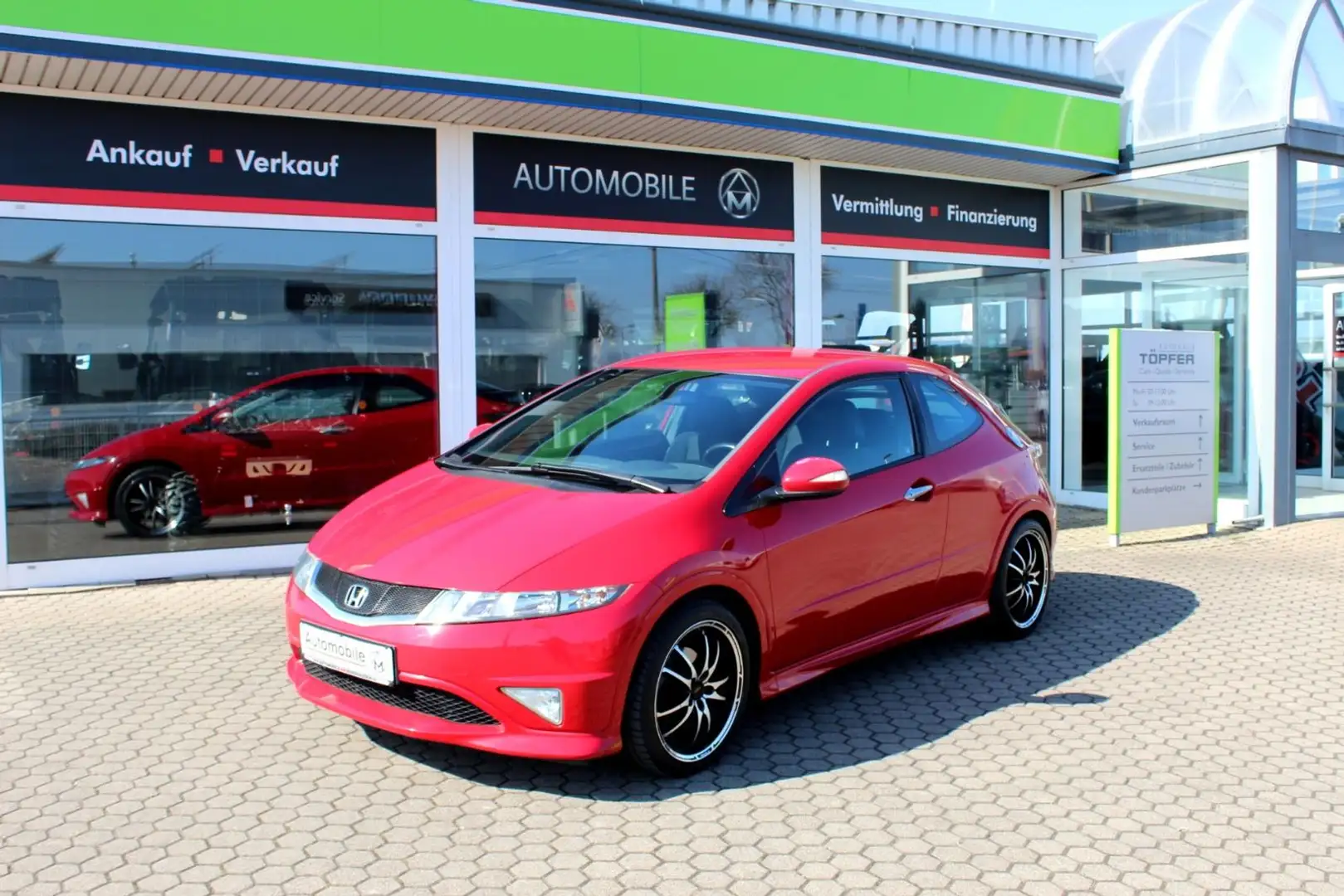 Honda Civic Lim. 3-trg. 1.4 Type S, 1-HAND,TÜV NEU. Rot - 1