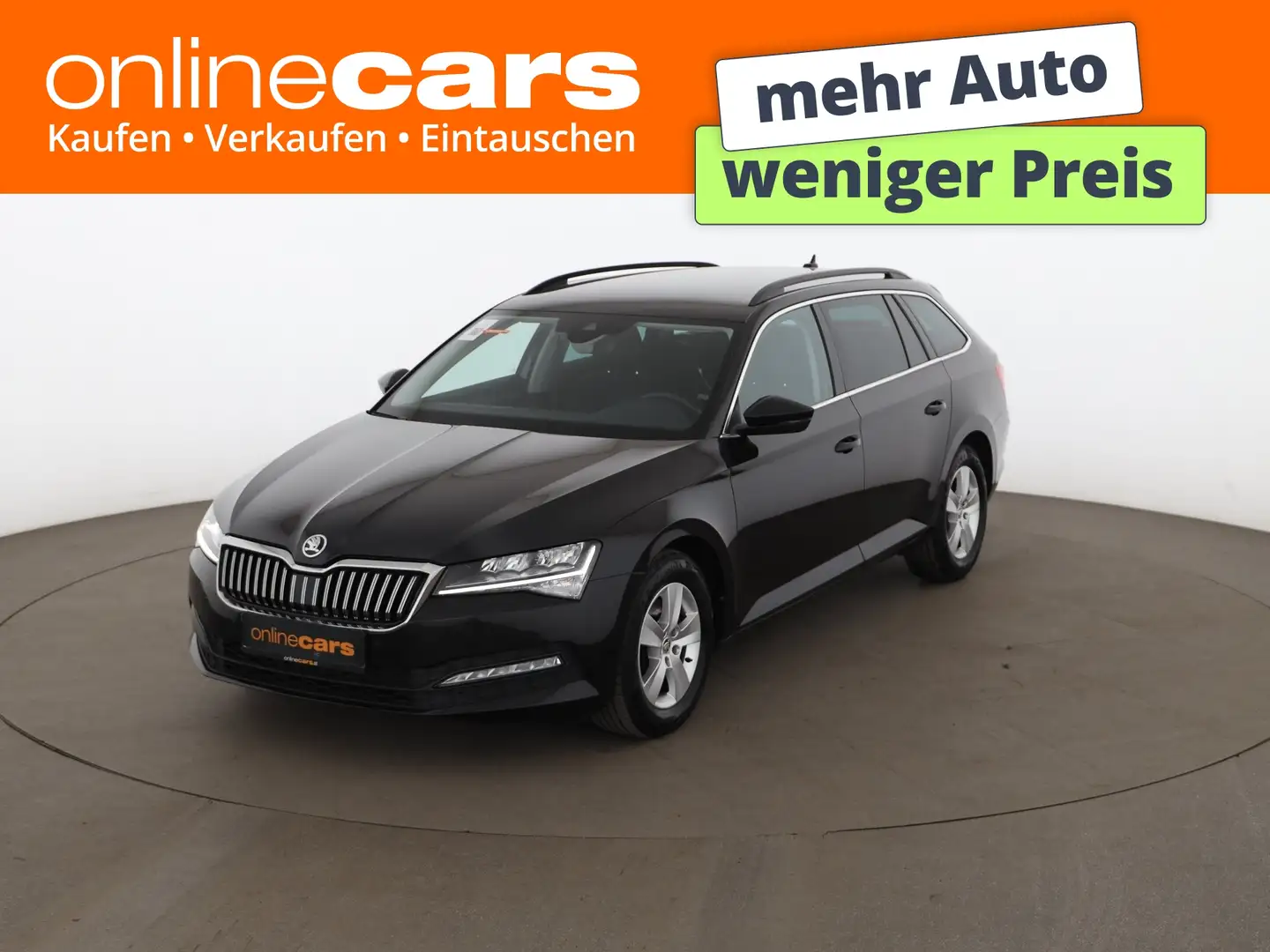 Skoda Superb Combi 2.0 TDI Ambition Aut LED STANDHZG Schwarz - 1