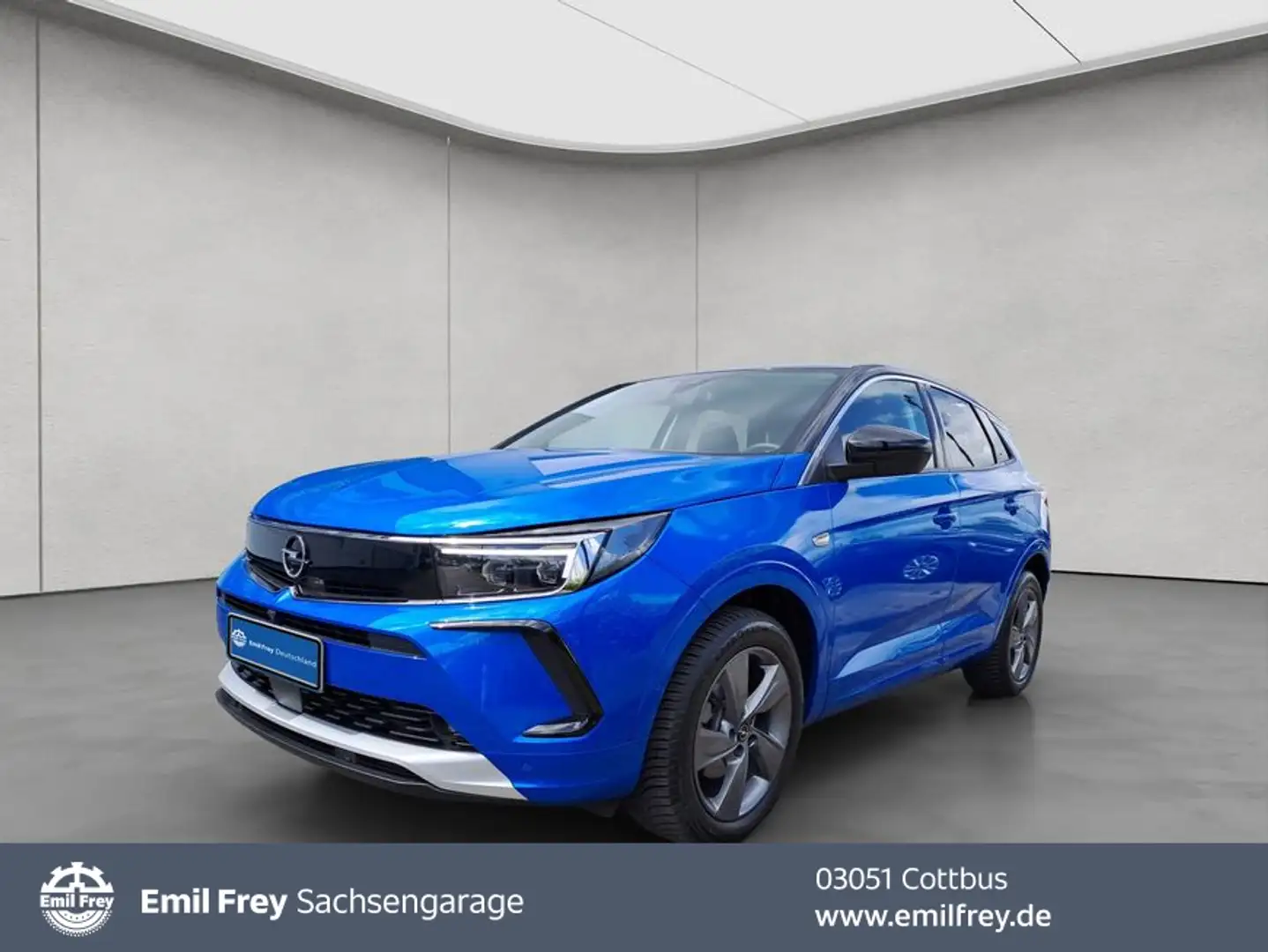 Opel Grandland Grandland 1.2 DI Automatik Elegance NAVI*LED*AHZV Bleu - 1