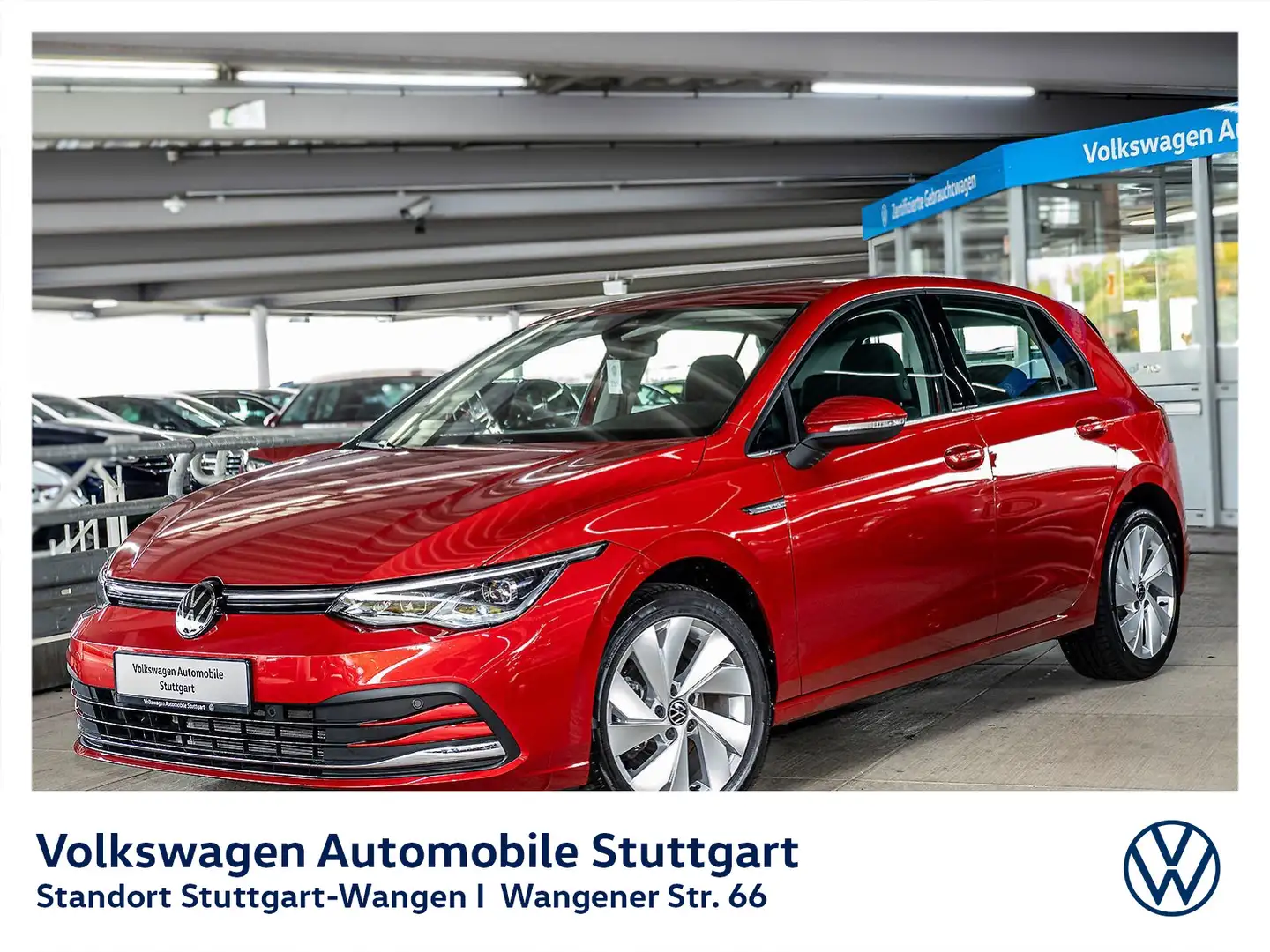 Volkswagen Golf Style 1.5 eTSI DSG Navi LED AHK ACC SHZ Rot - 1