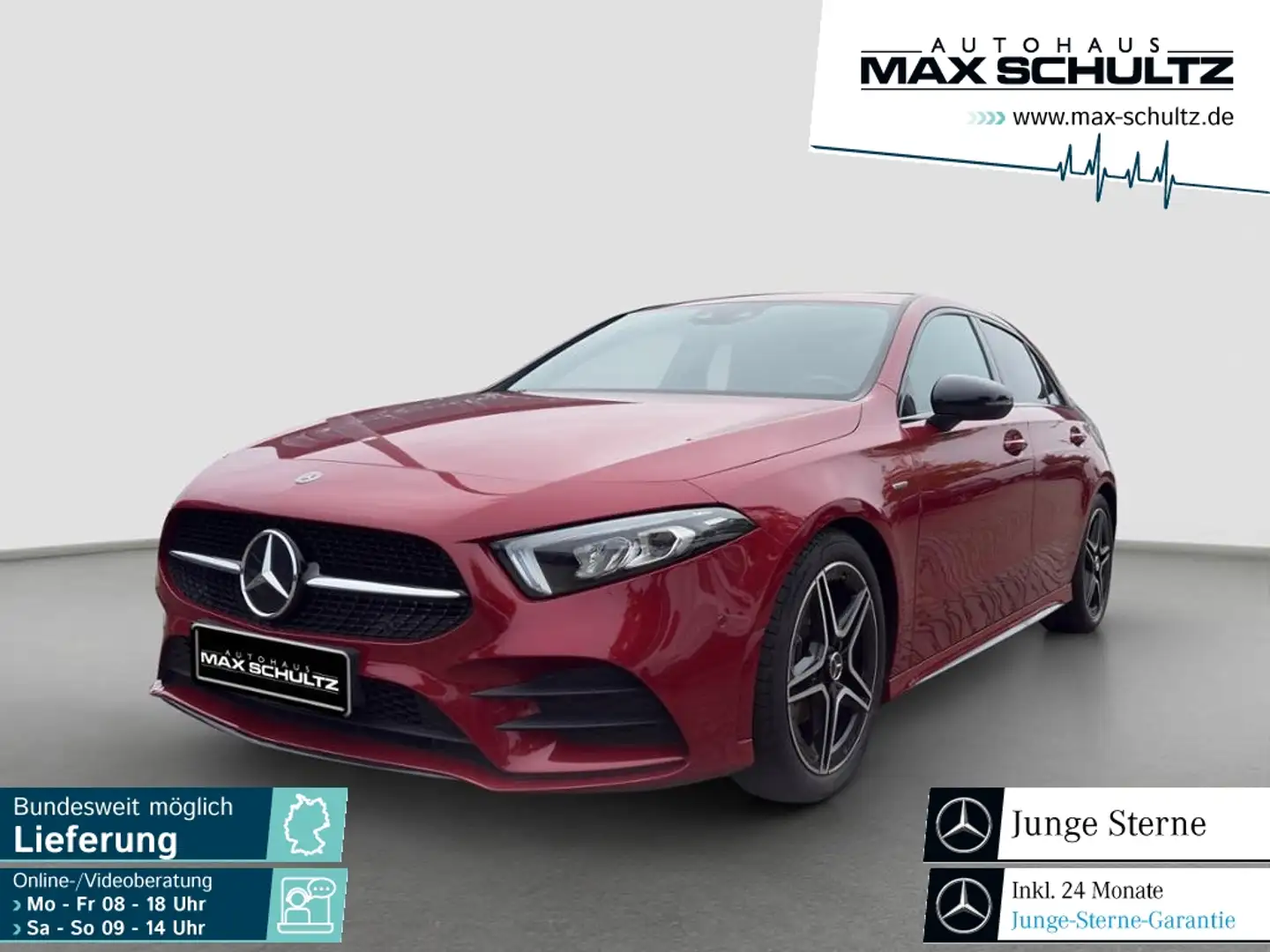 Mercedes-Benz A 180 AMG*NIGHT*MBUX HIGH-END*MEMORY*DAB* Rot - 1