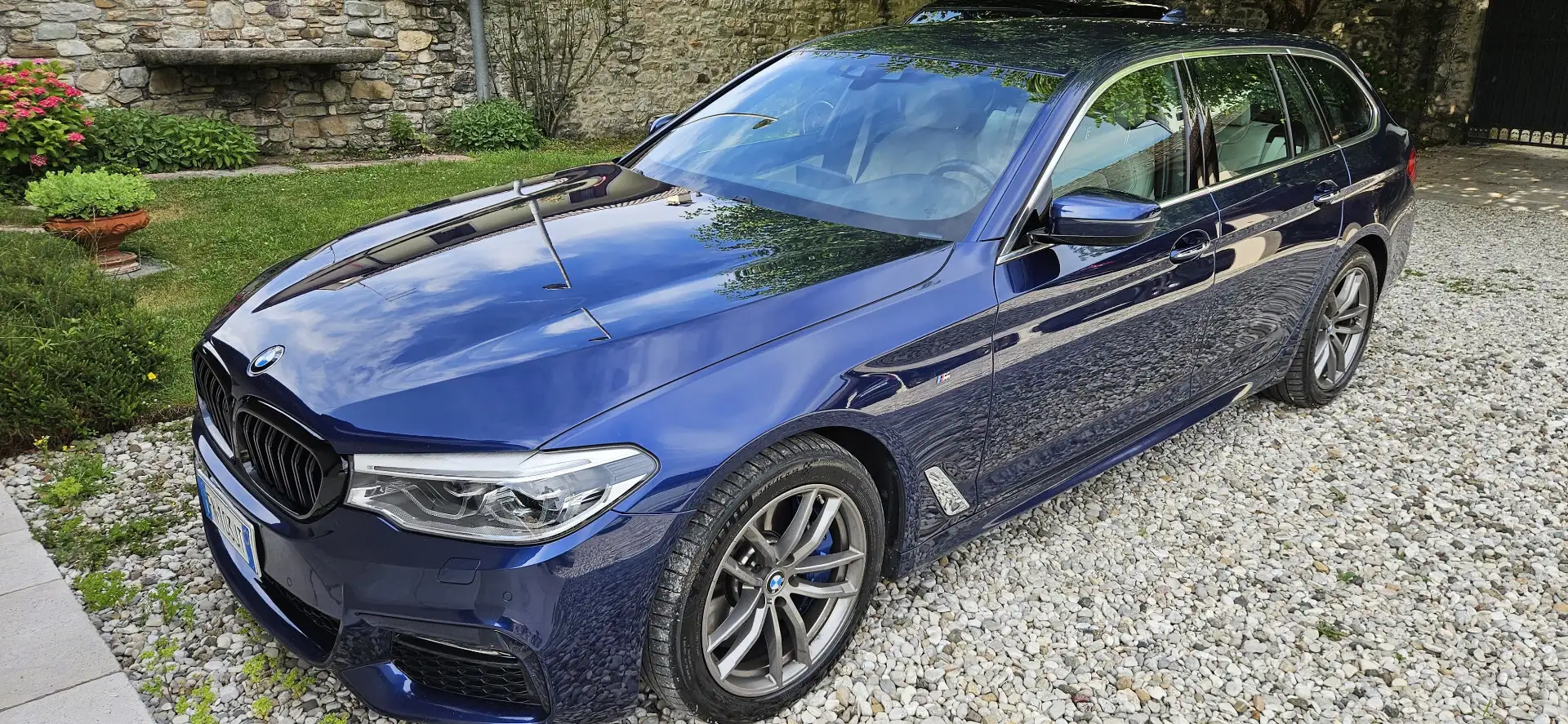 BMW 540 540d xDrive Touring Msport Blu/Azzurro - 1