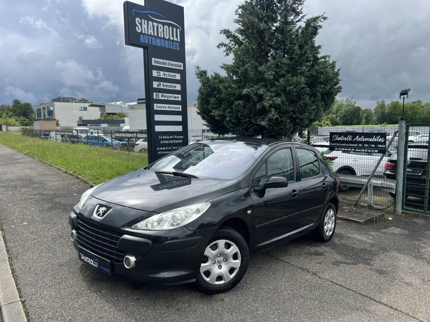 Peugeot 307 1.6 HDi 90ch Confort Clim Régulateur Carnet vendu dans l'état fumée blanche Nero - 1