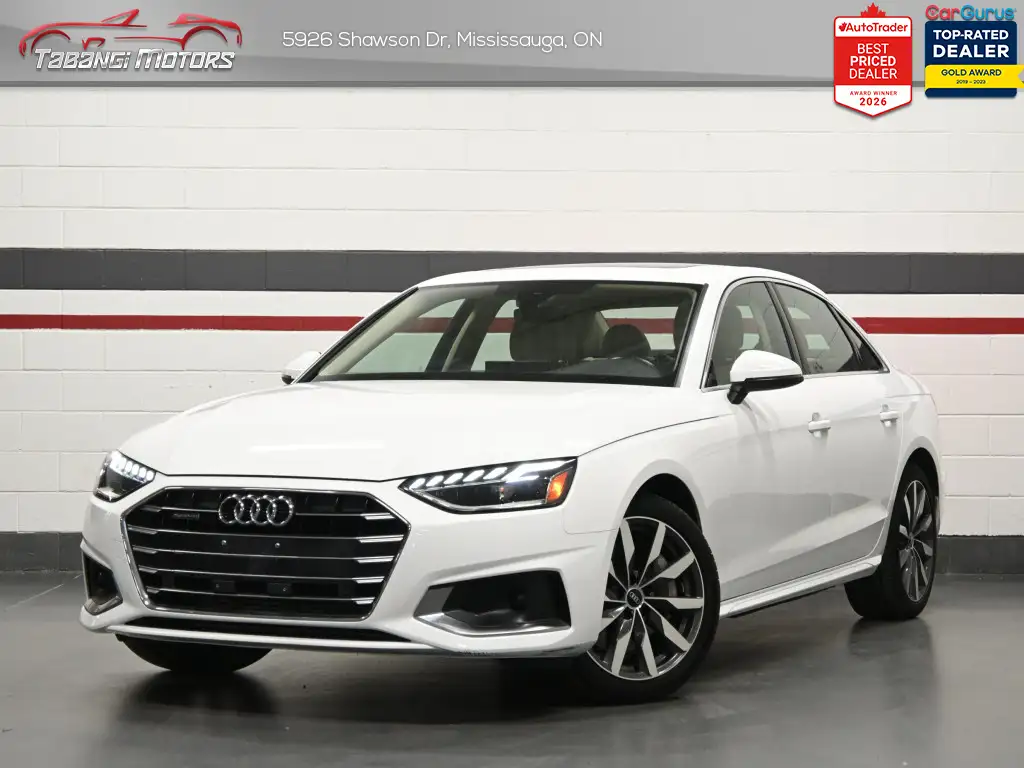 2022 Audi A4 No Accident Sunroof Heated Seats Lane Assist