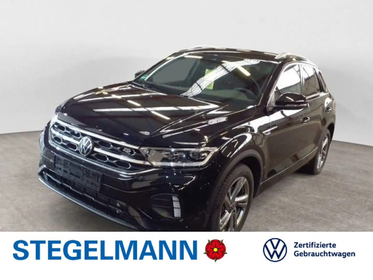 Volkswagen T-Roc 1.5 TSI DSG R-Line *AHK*Kamera*Navi*LED* Schwarz - 1