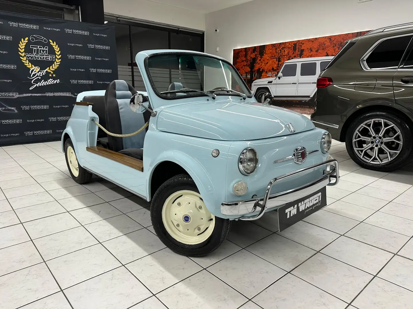 Fiat 500 110 Jolly Cabrio -1967 Blau - 2