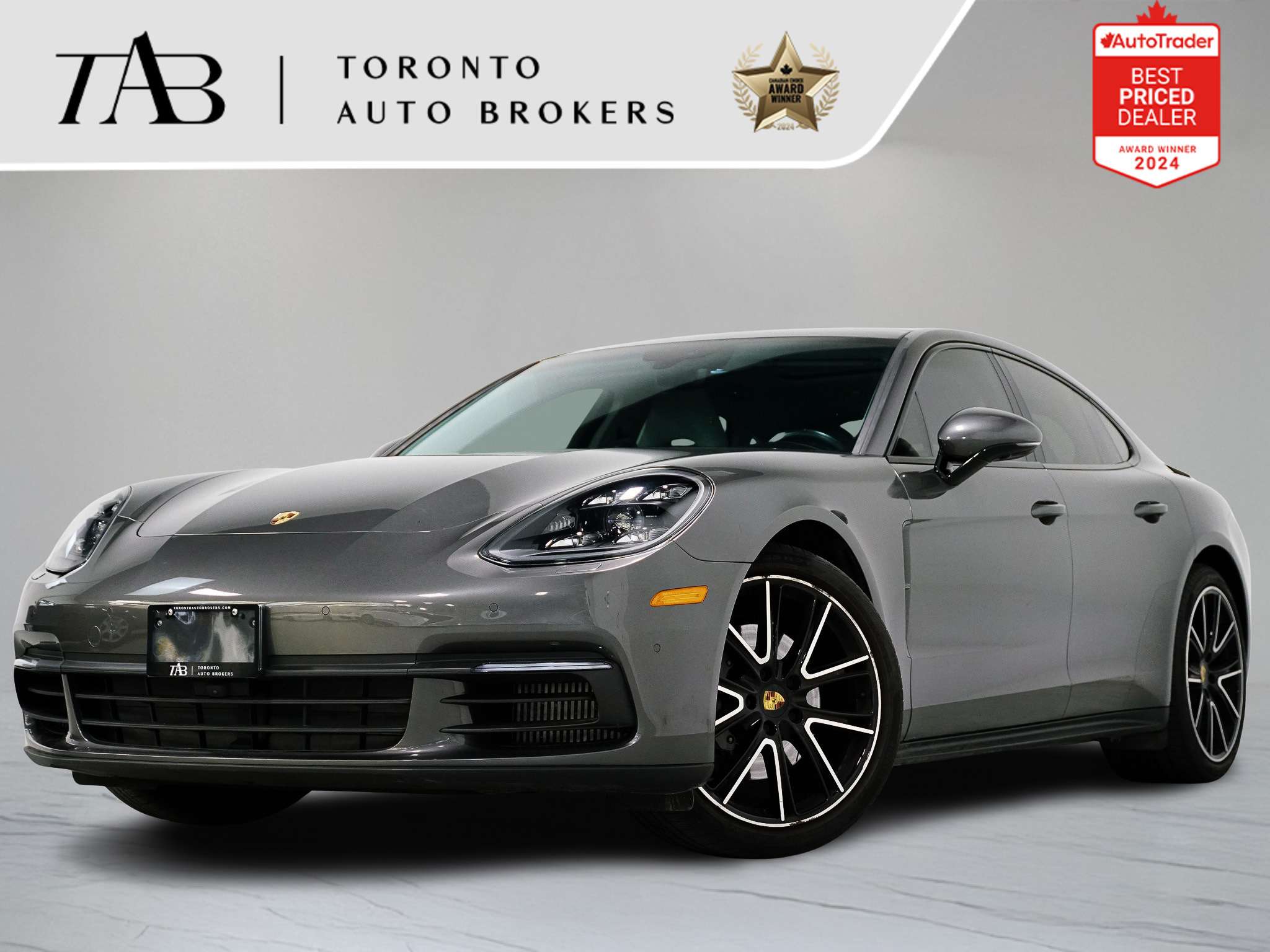 Gray 2018 Porsche Panamera Sedan All-Wheel Drive 8-Speed Automatic