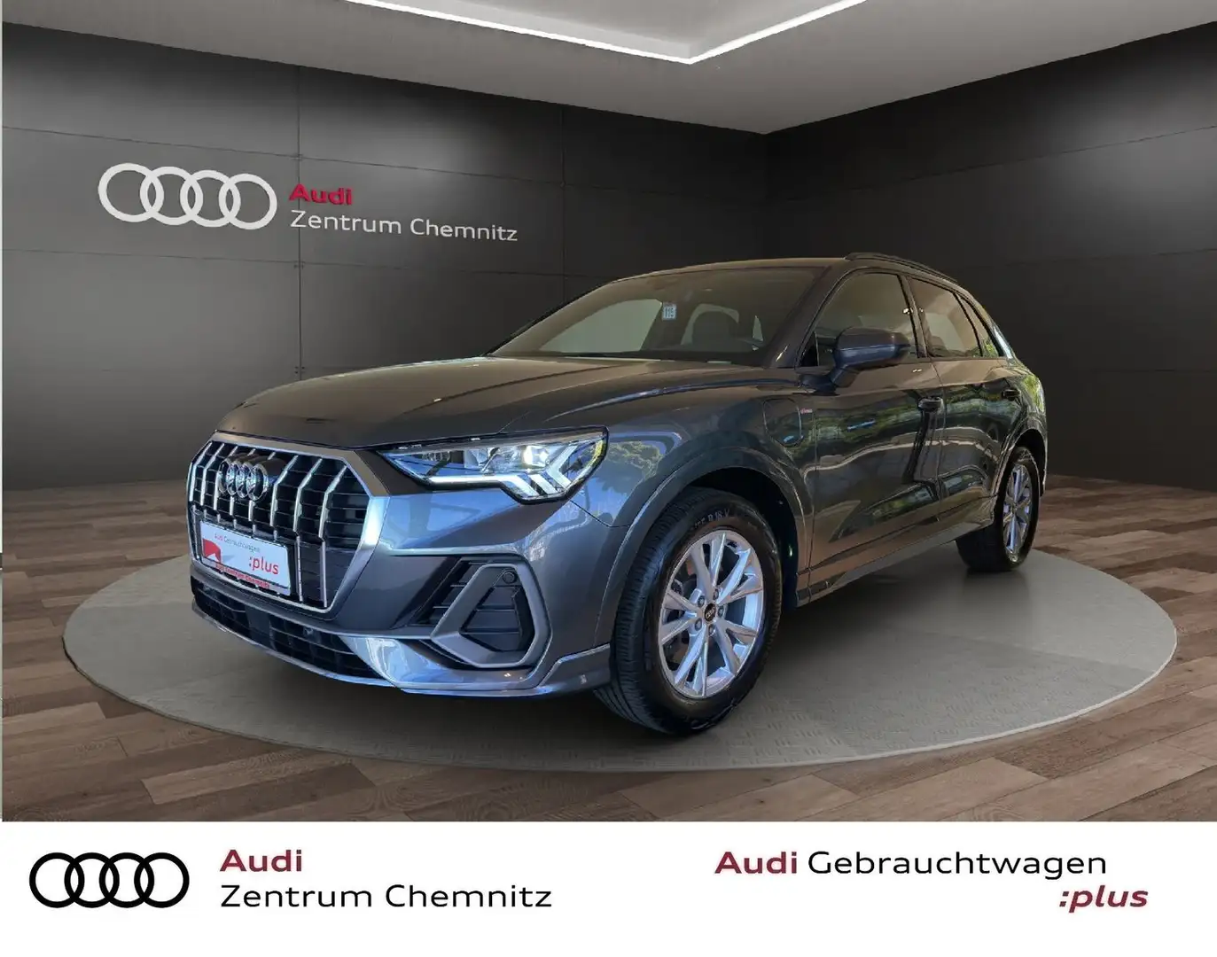 Audi Q3 45 TFSI e S tr. S LINE+360°+NAVI PLUS+ALCNTRA Grijs - 1